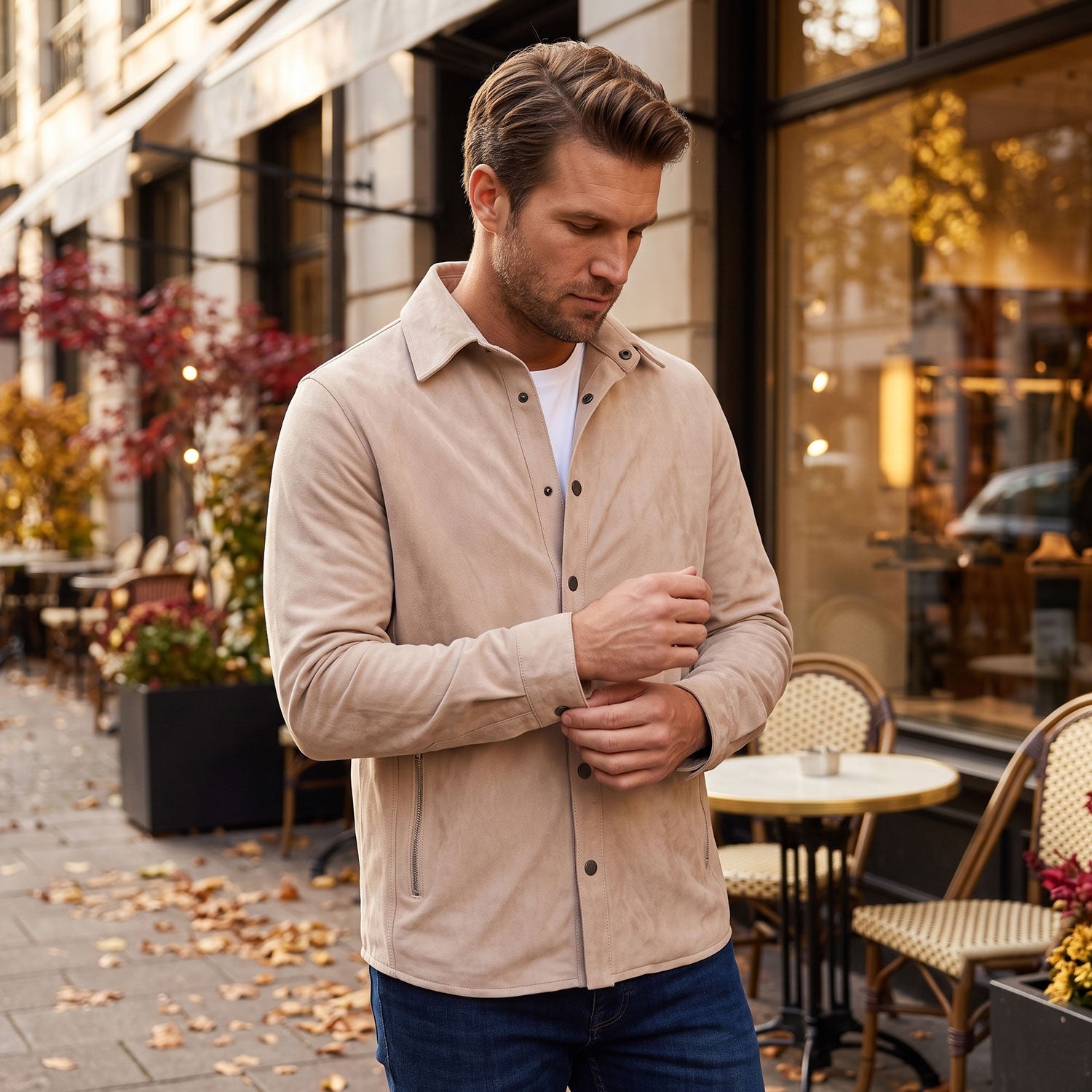 Lawson Goat Suede Shirt-10