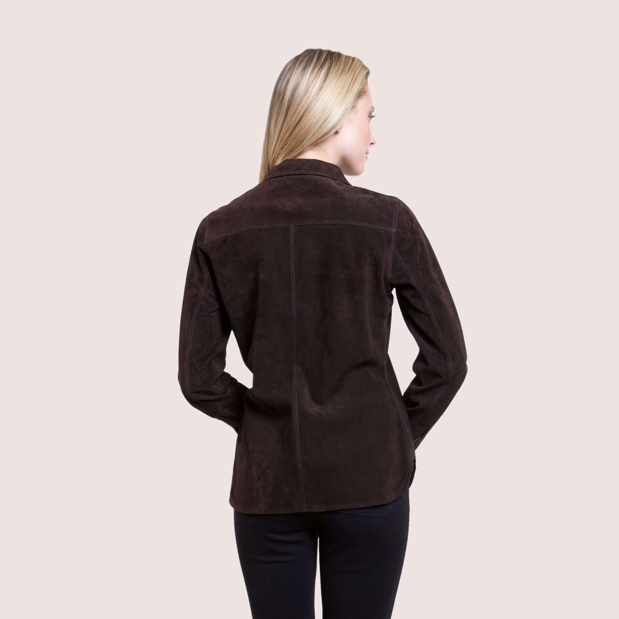 Katie Goat Suede Shirt-6