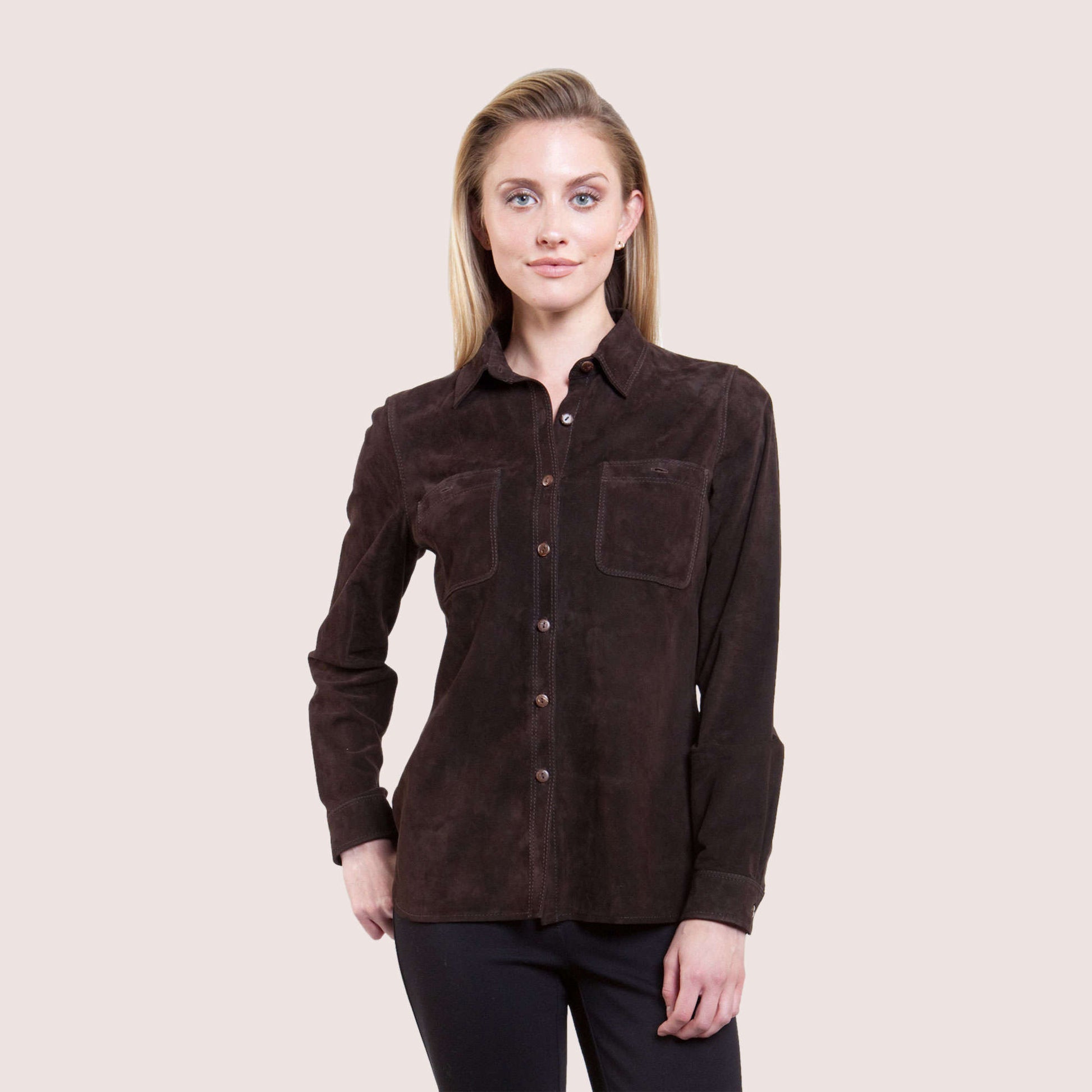 Katie Goat Suede Shirt