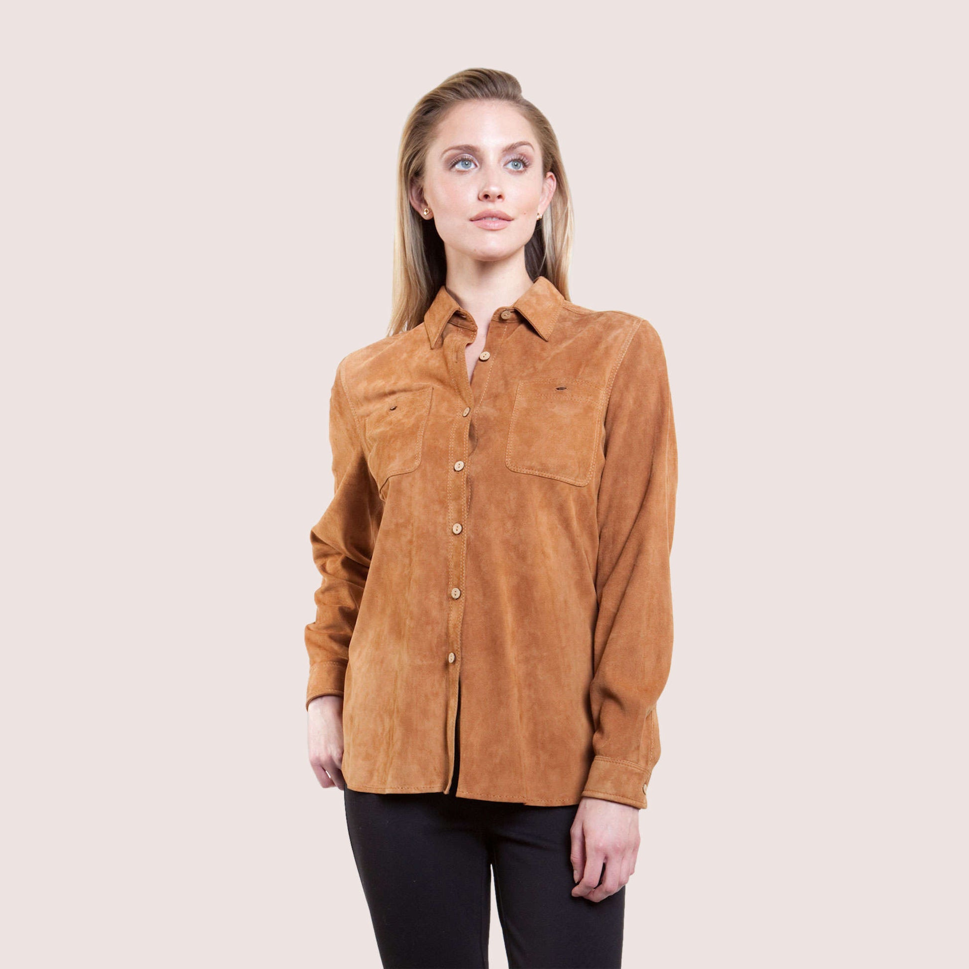 Katie Goat Suede Shirt