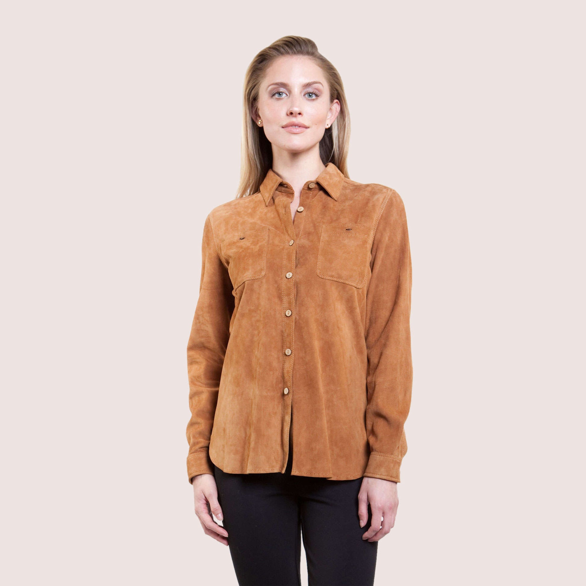 Katie Goat Suede Shirt