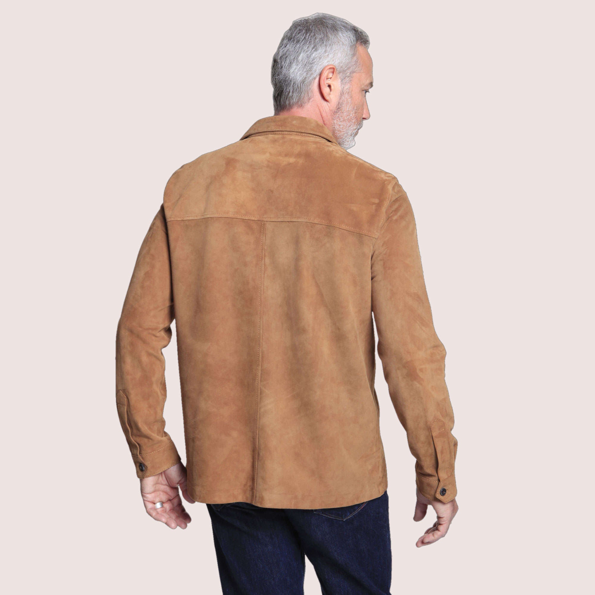 Hartford Goat Suede Shirt-21