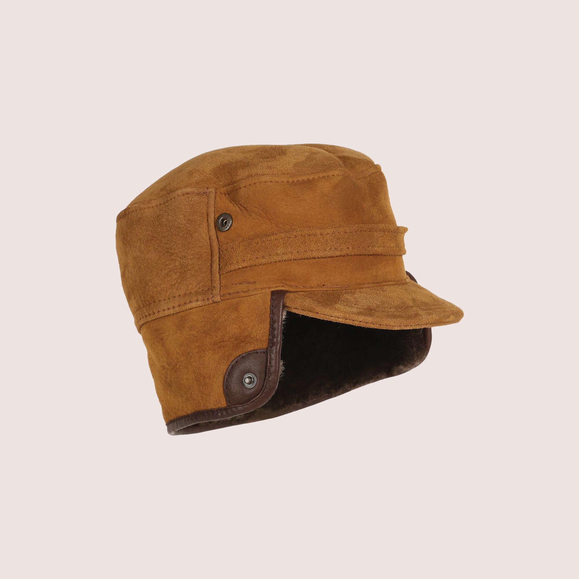 Men's Winnipeg Sheepskin Hat W/ LB Trim-9