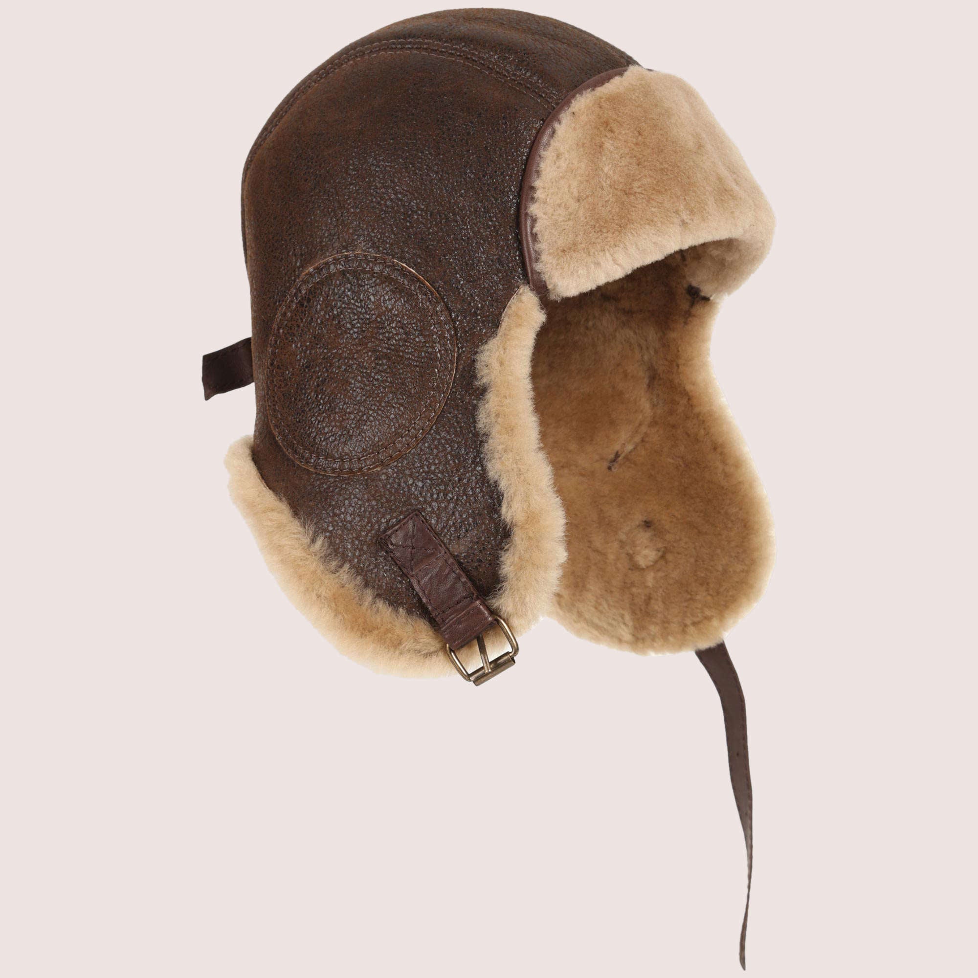 B-52 Aviator's Sheepskin Hat-3