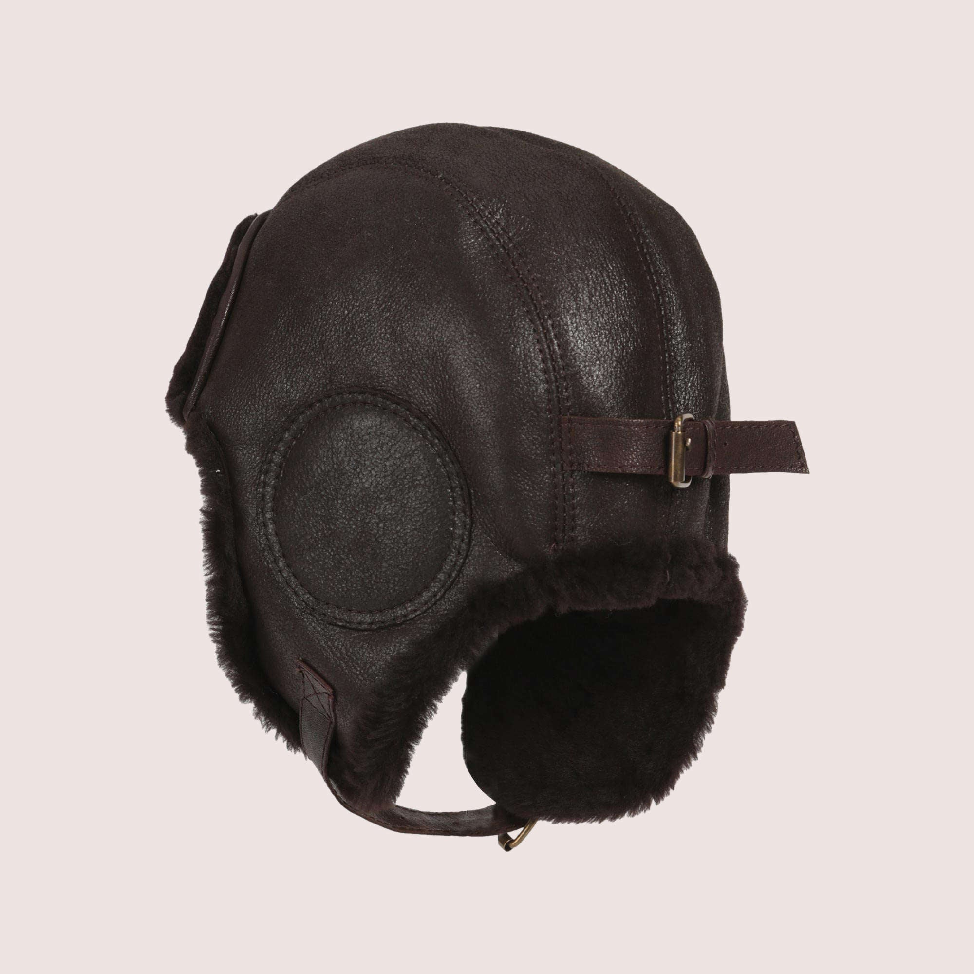 B-52 Aviator's Sheepskin Hat-11