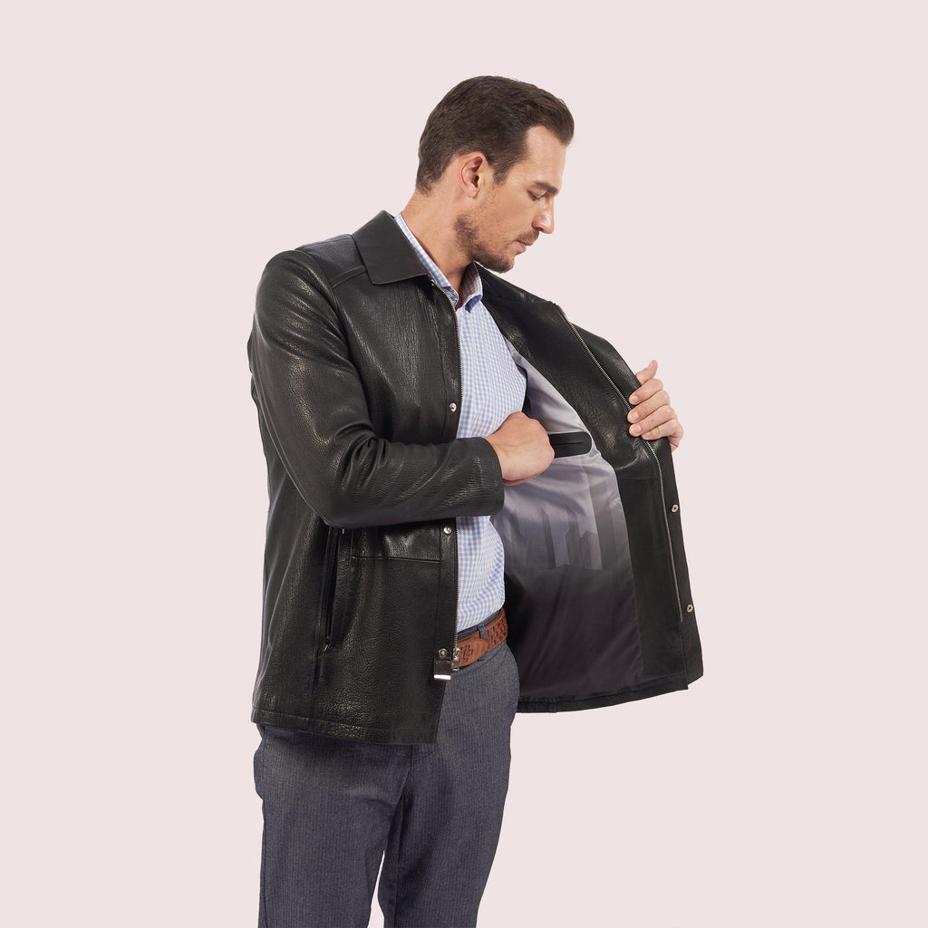 Maxwell lambskin jacket