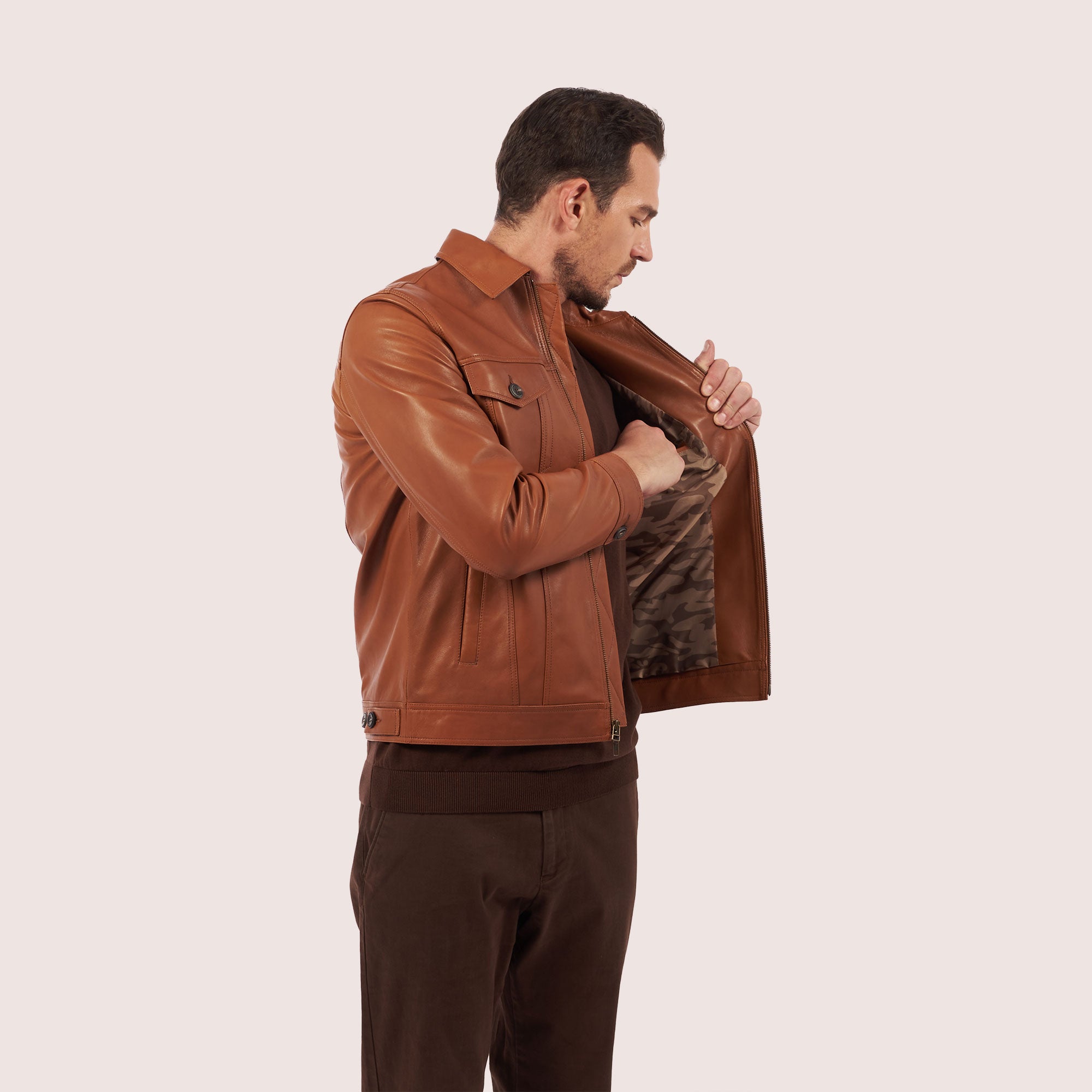 Brooklyn Lambskin Jacket