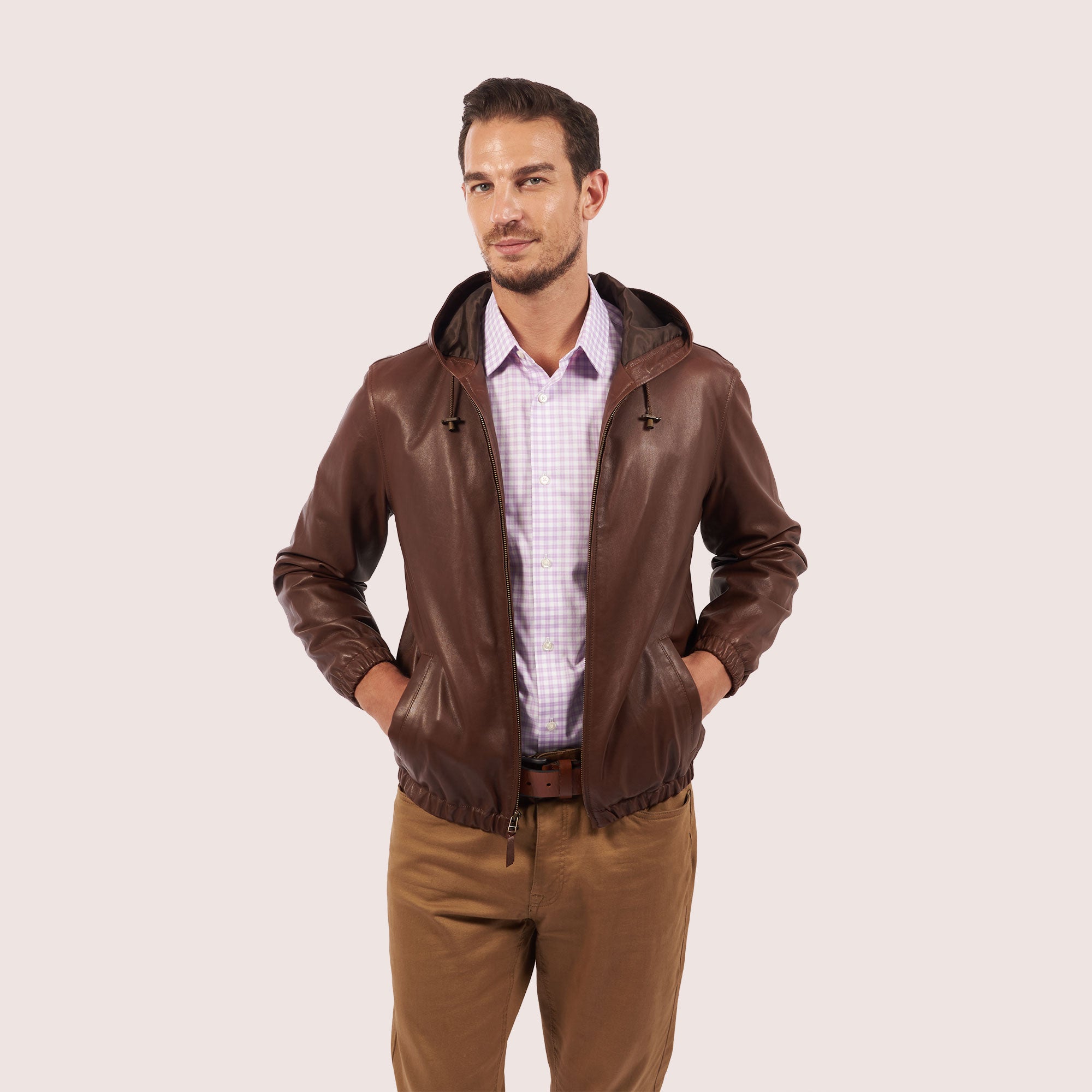 Gaspar Lambskin Hoodie