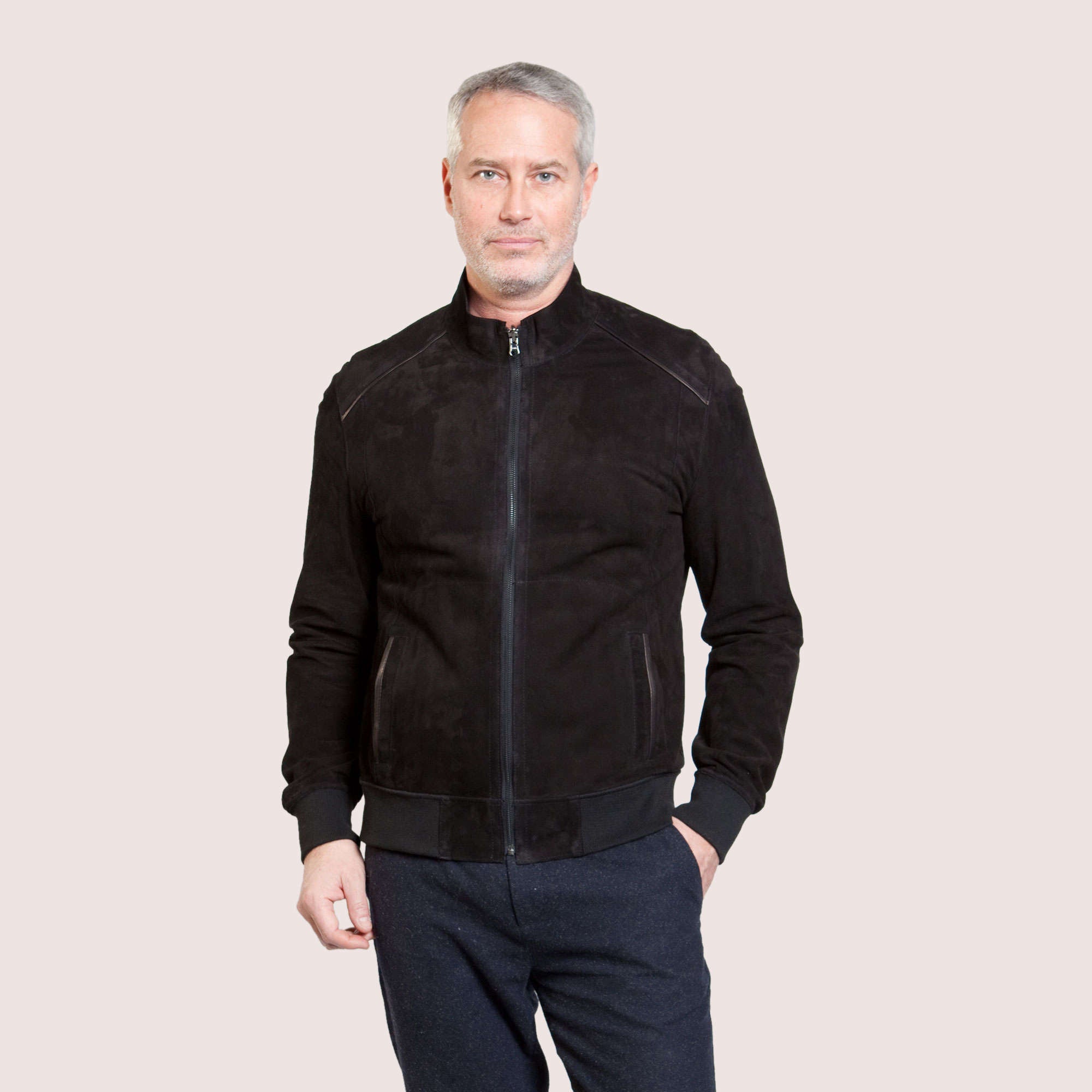 Troy Reversible Goat Suede Jacket-4