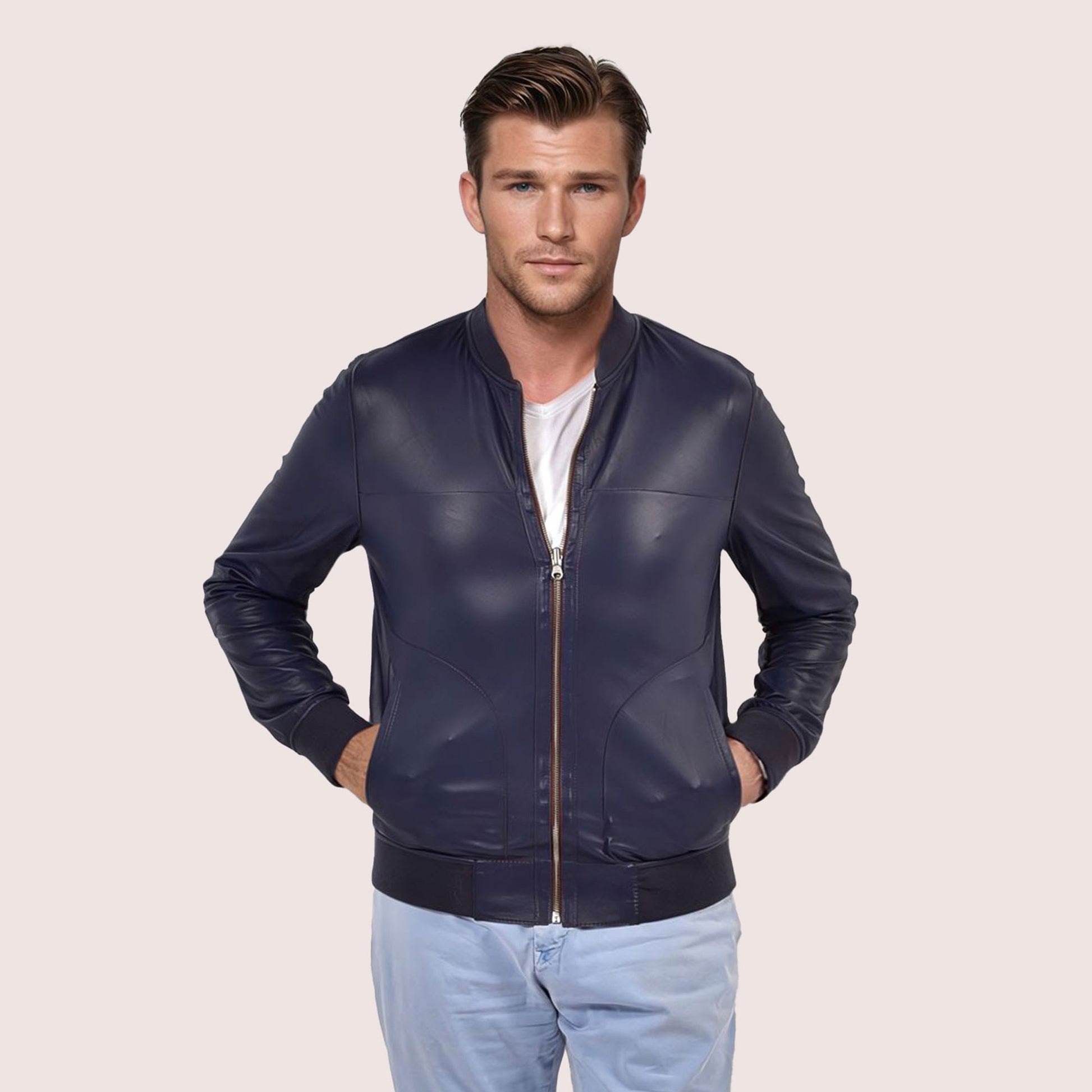 Mason reversible goat suede jacket