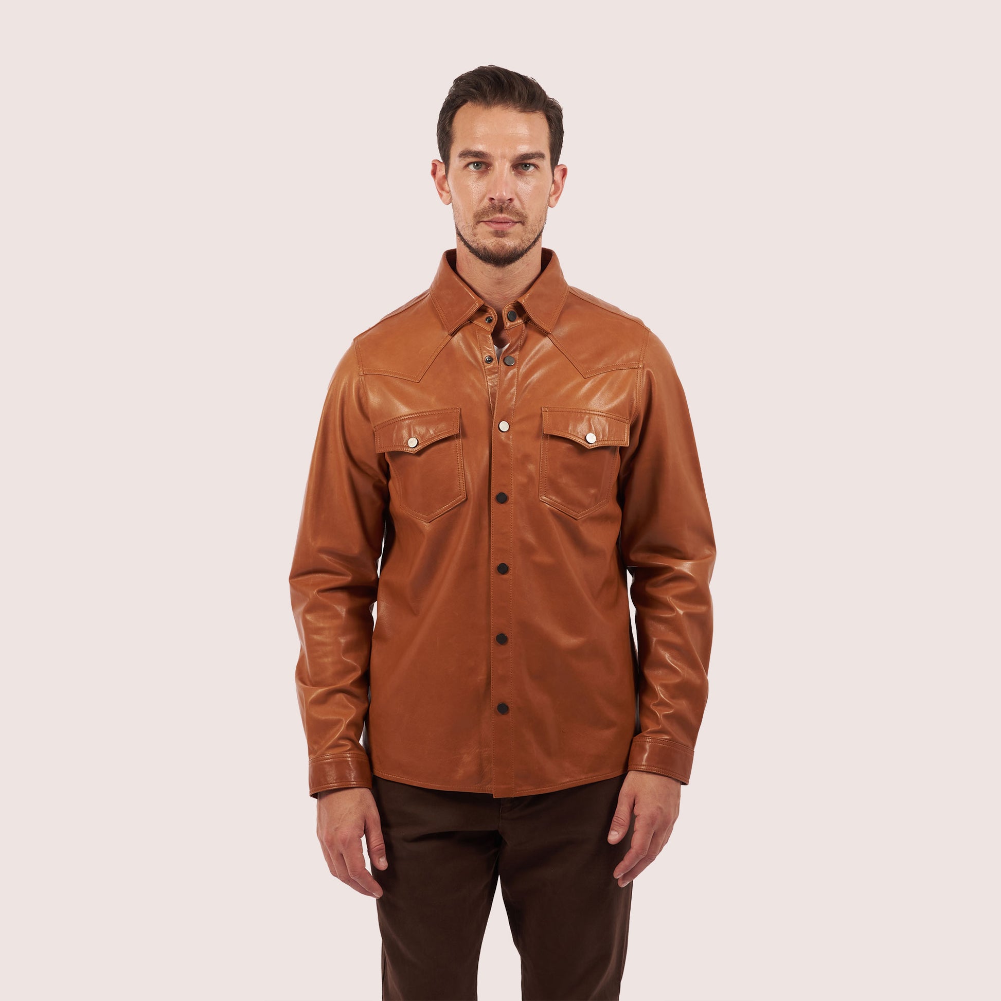 Raphael lambskin shirt