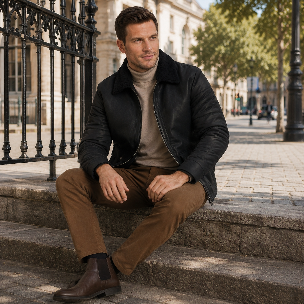 Camden Weatherproof/Shearling Jacket-5