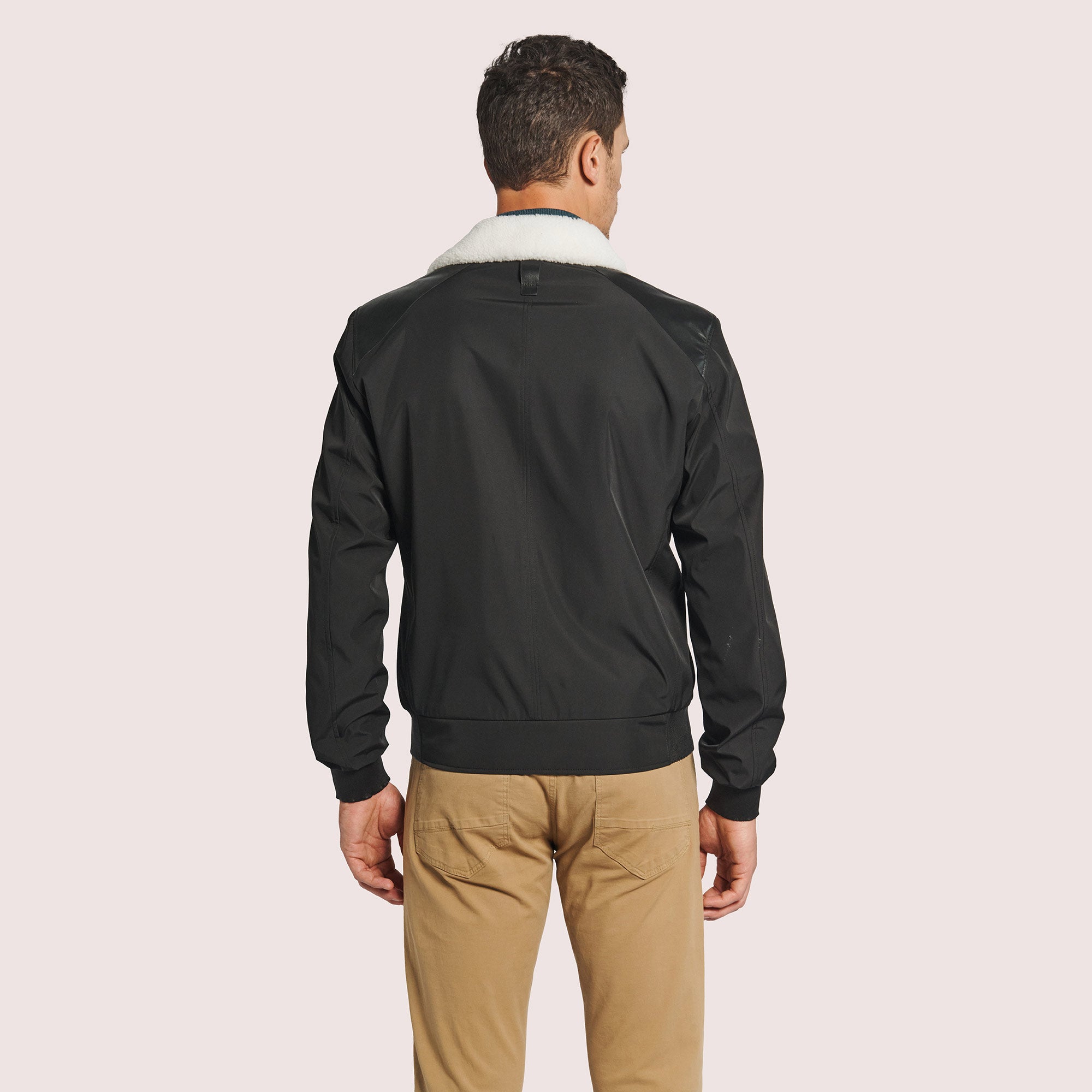 Ashford Weatherproof Fabric/Shearling Jacket