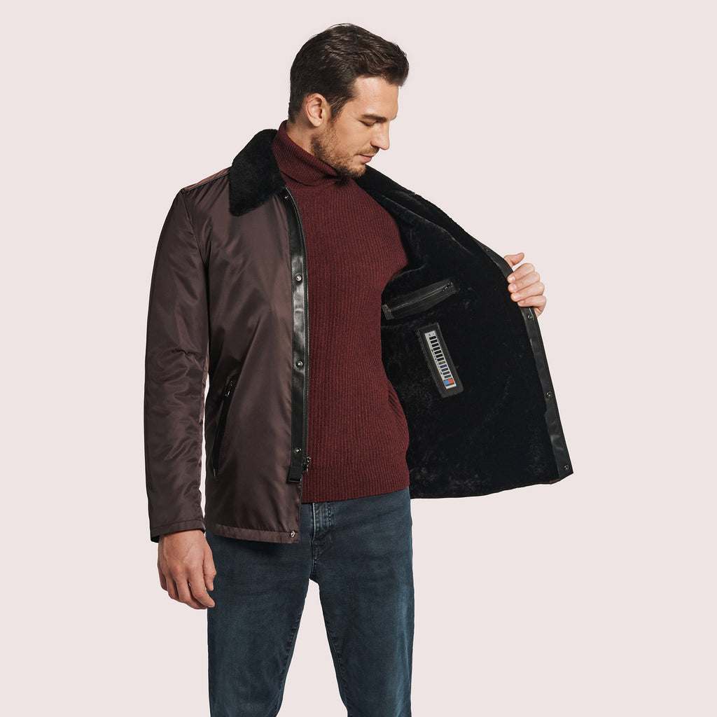 Addison Storm System/Shearling Jacket