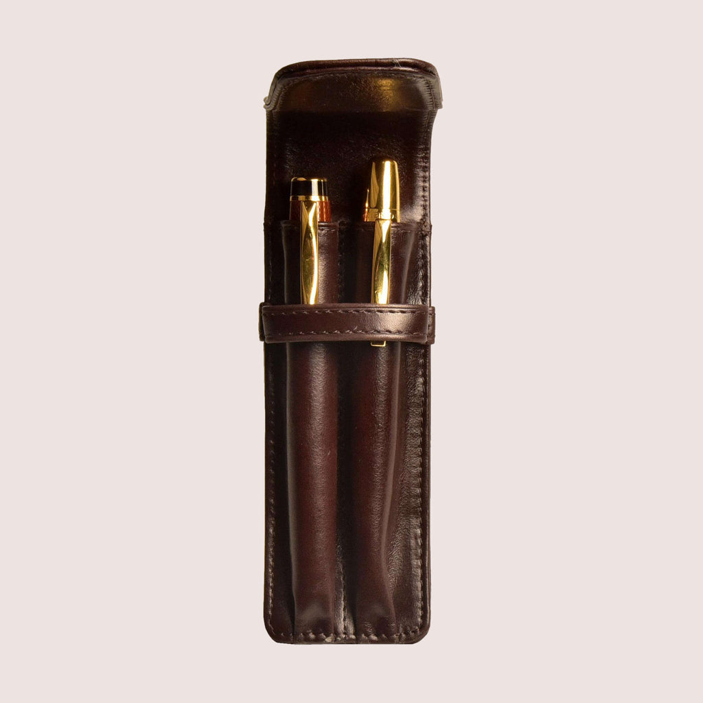 Two Pen Leather Case