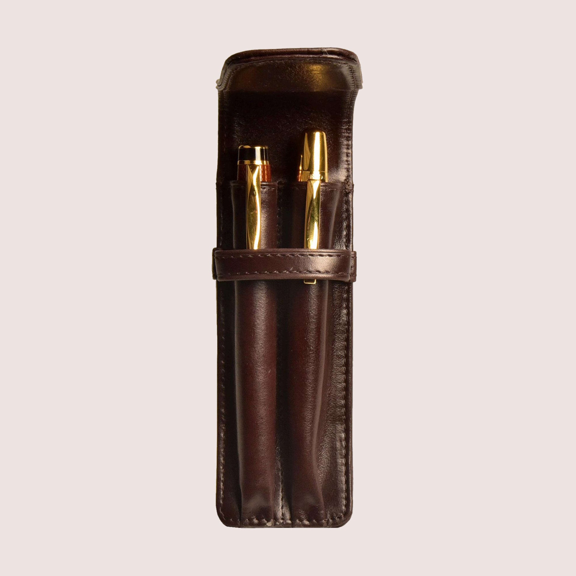 Two Pen Leather Case