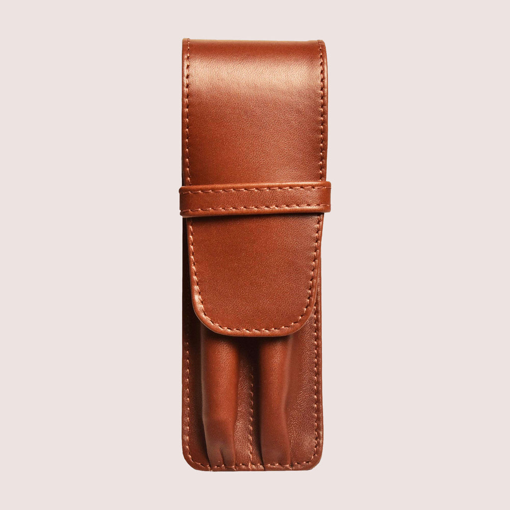 Two Pen Leather Case