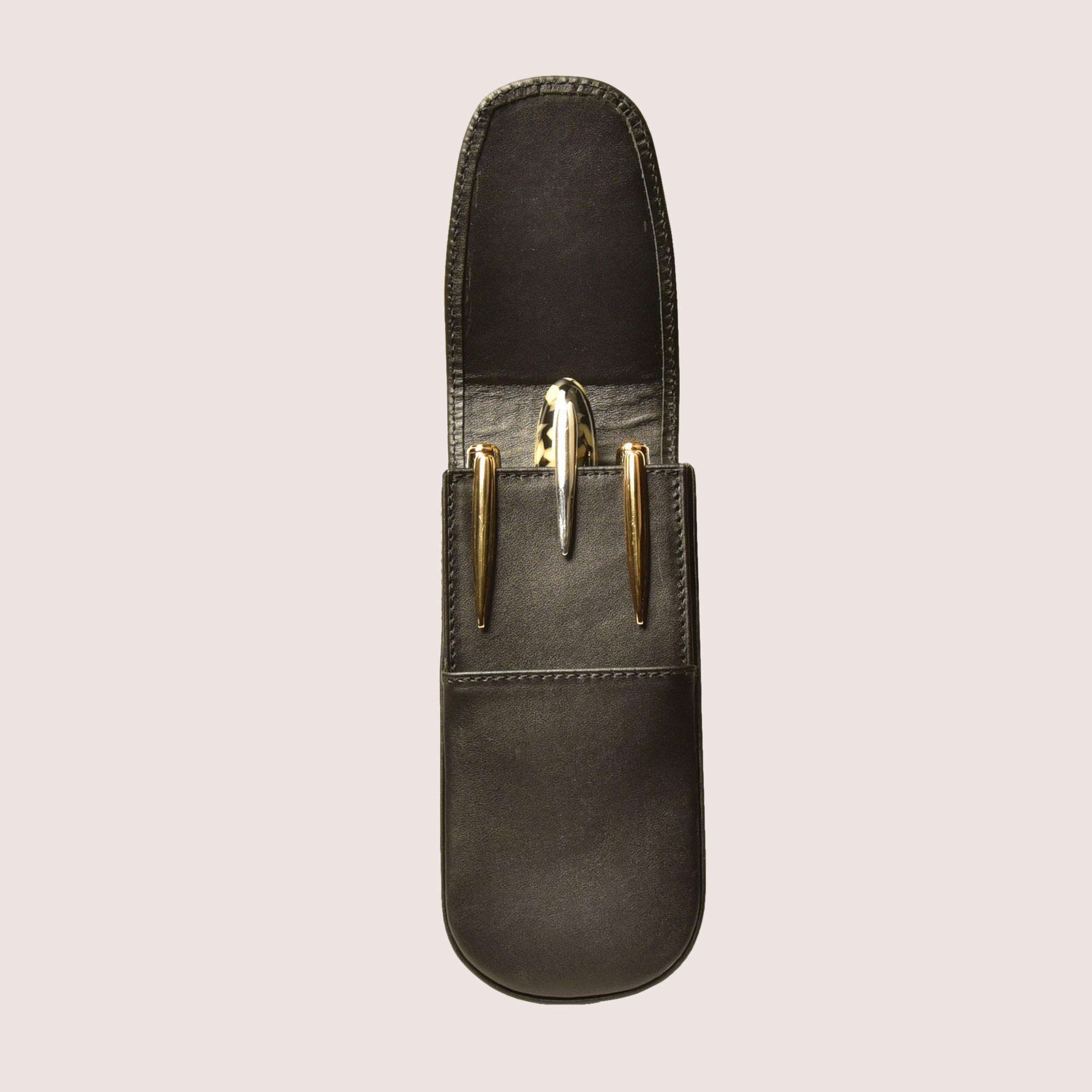 Three Pen Leather Case