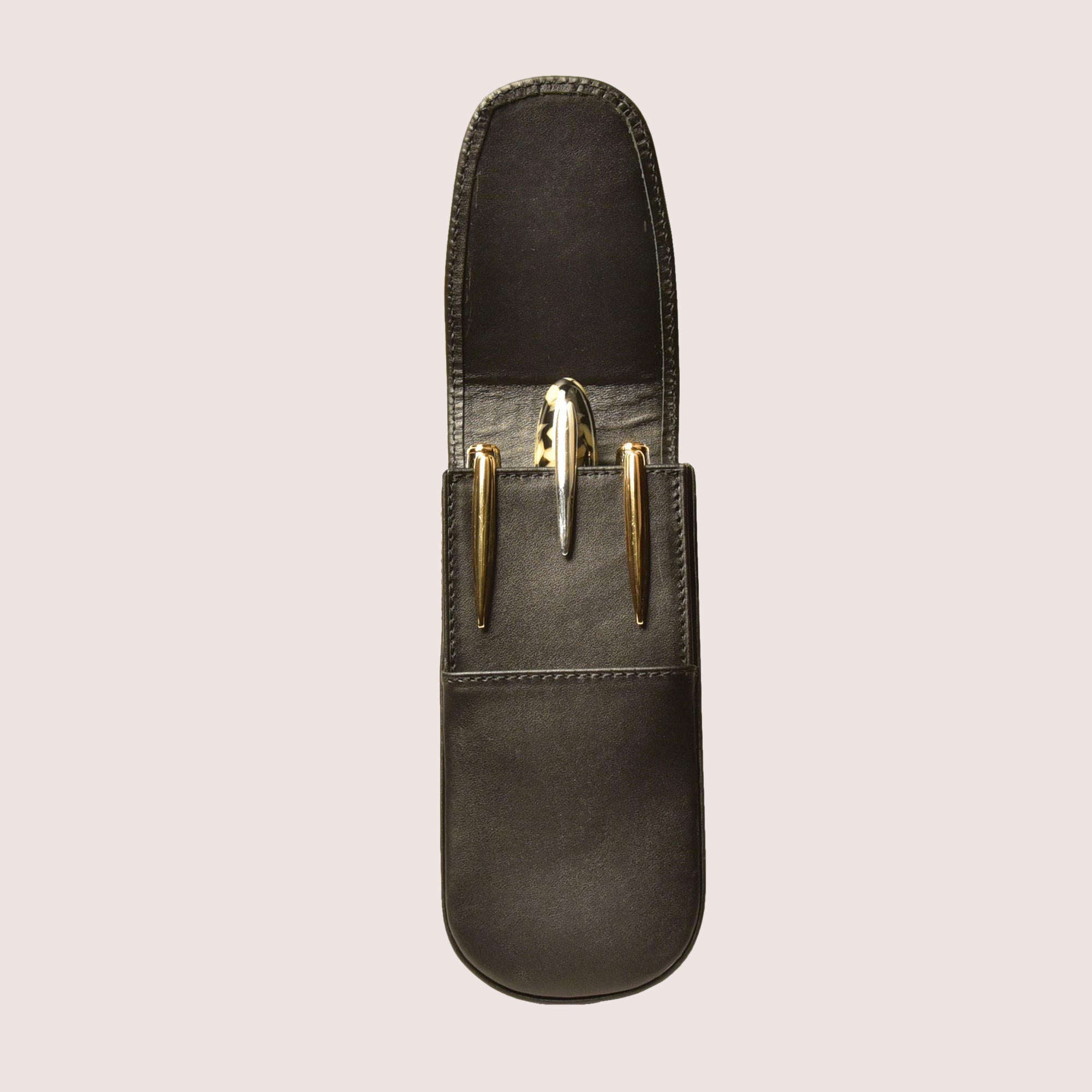 Three Pen Leather Case-5