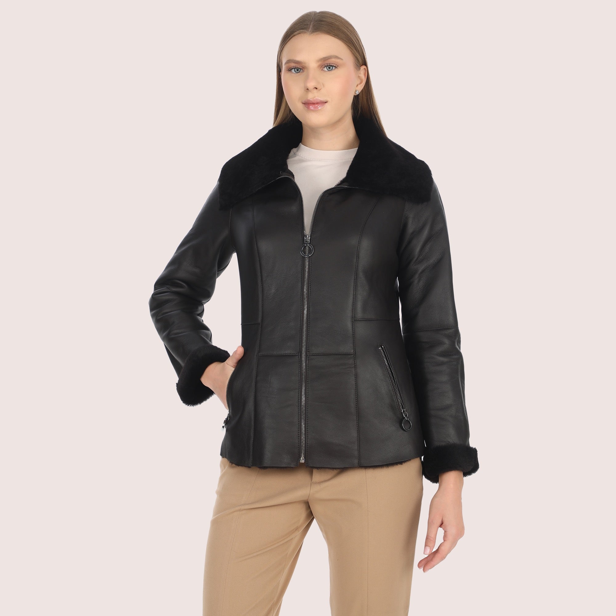 Abigail Shearling Jacket-3