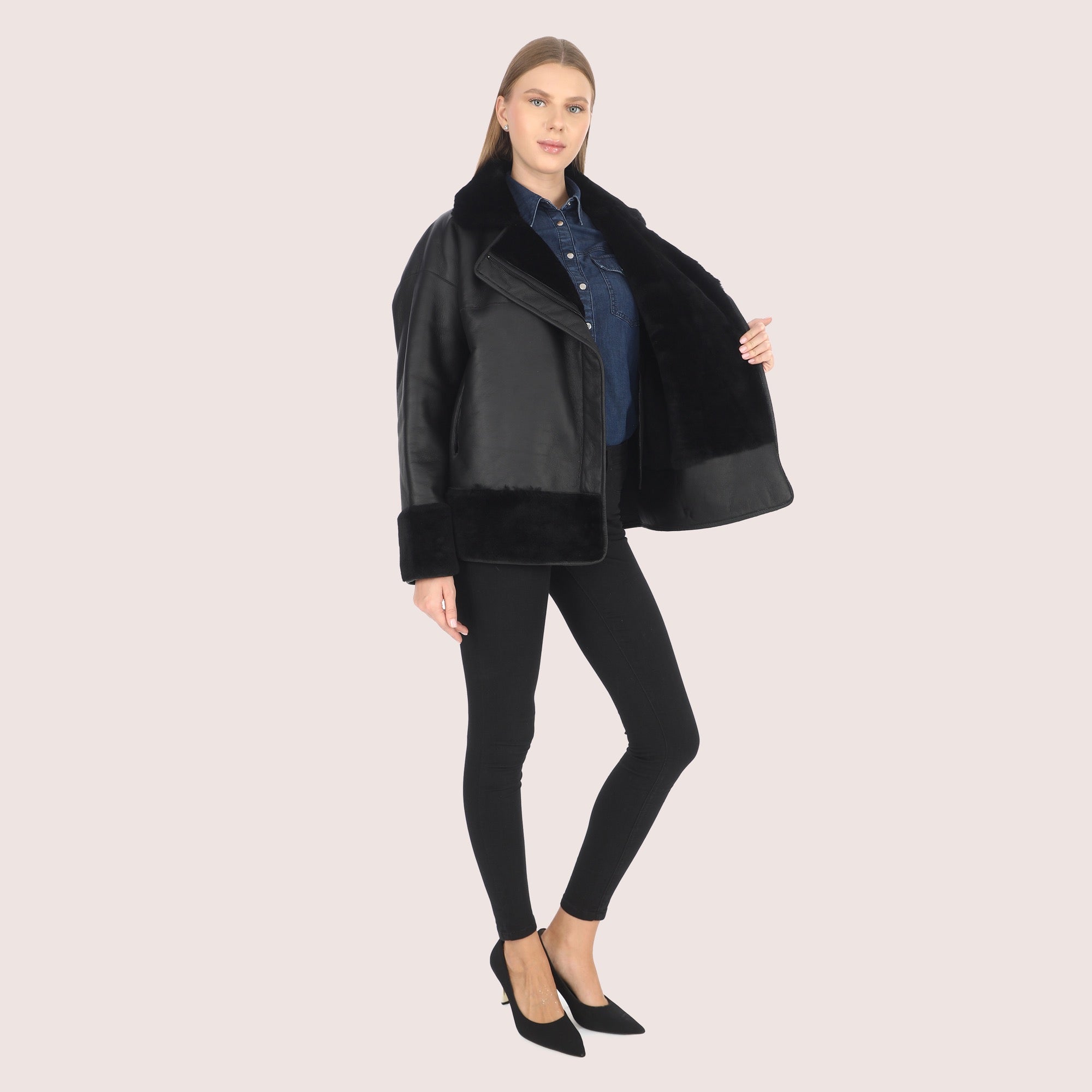 Addison Shearling Jacket-3