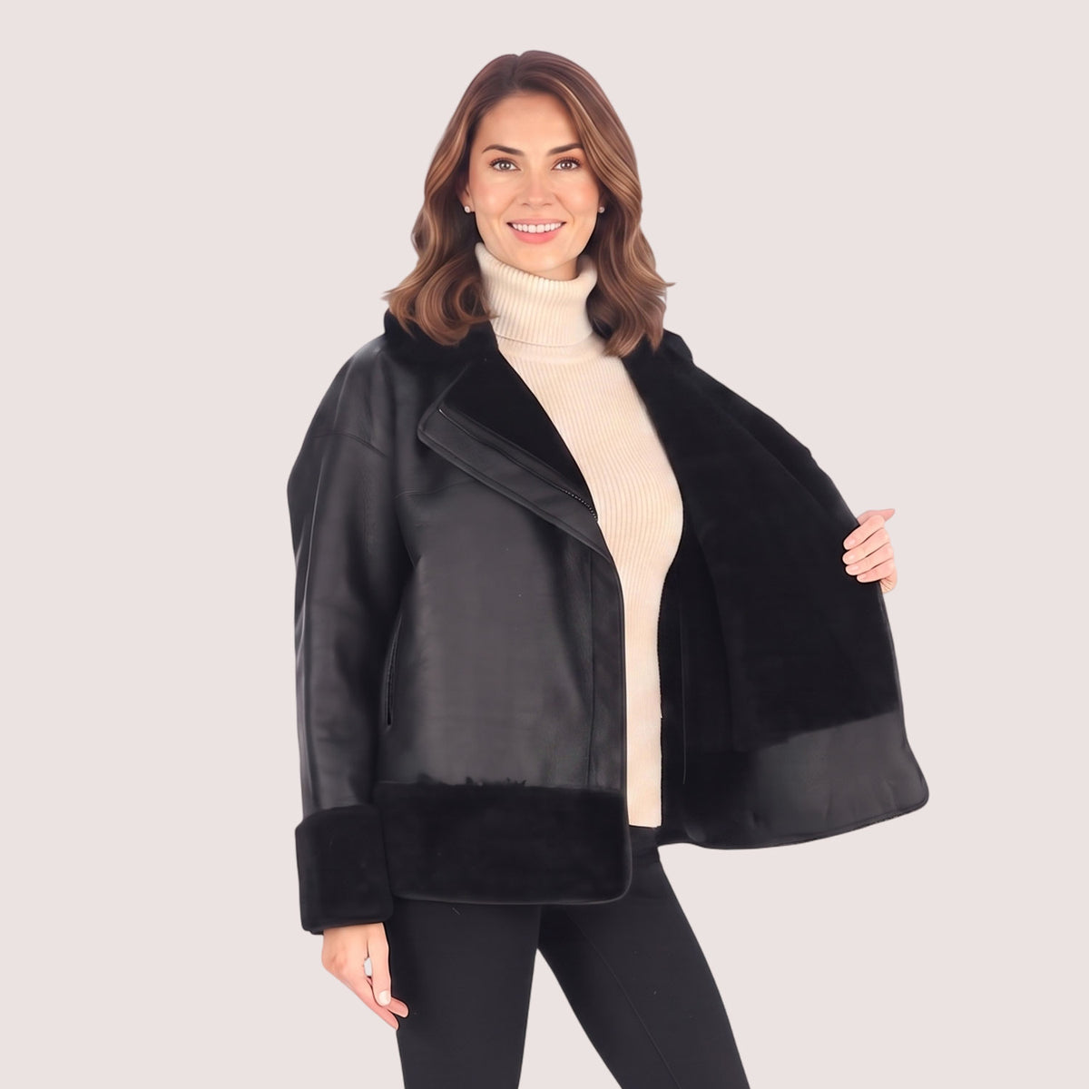 Addison Shearling Jacket-3