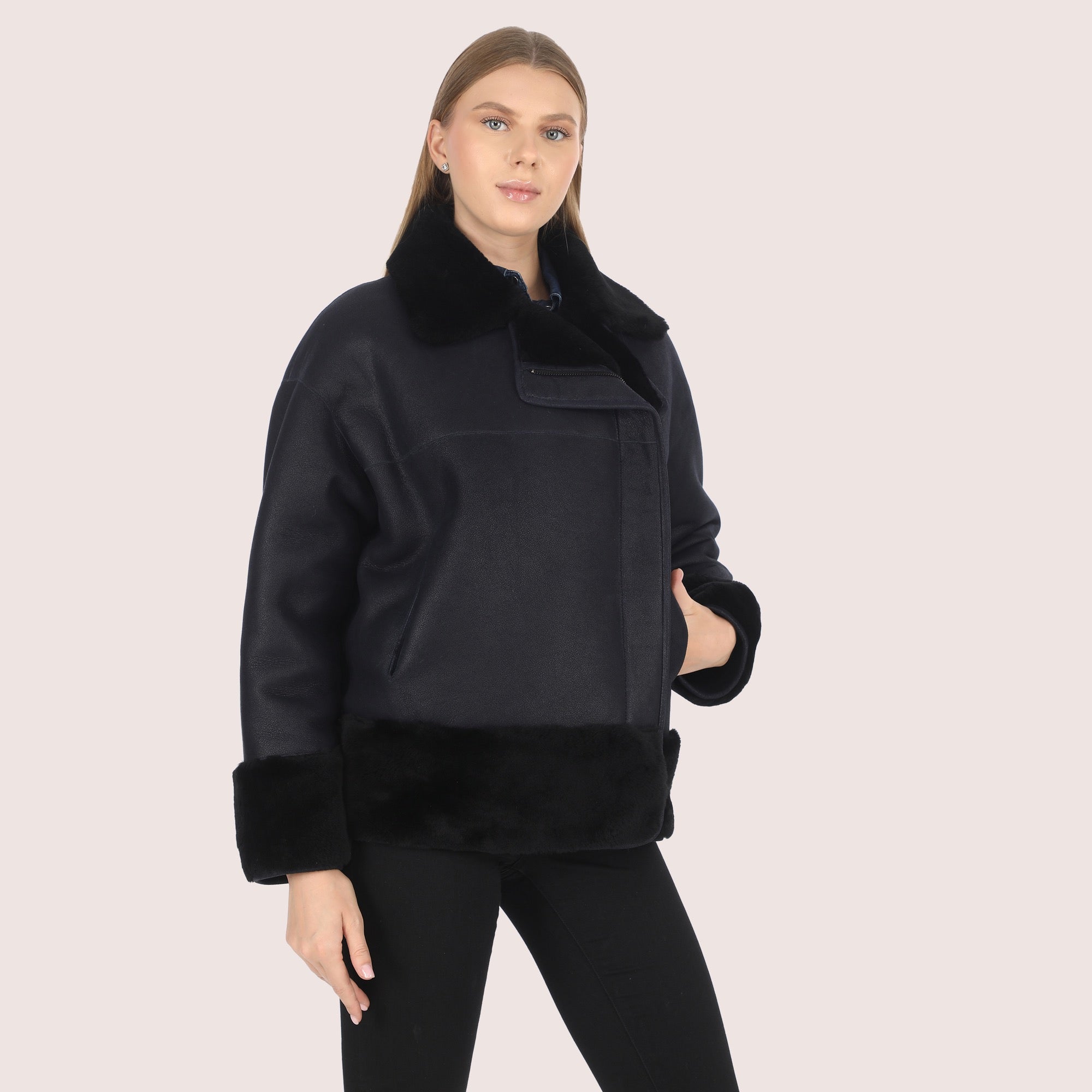 Addison Shearling Jacket-5