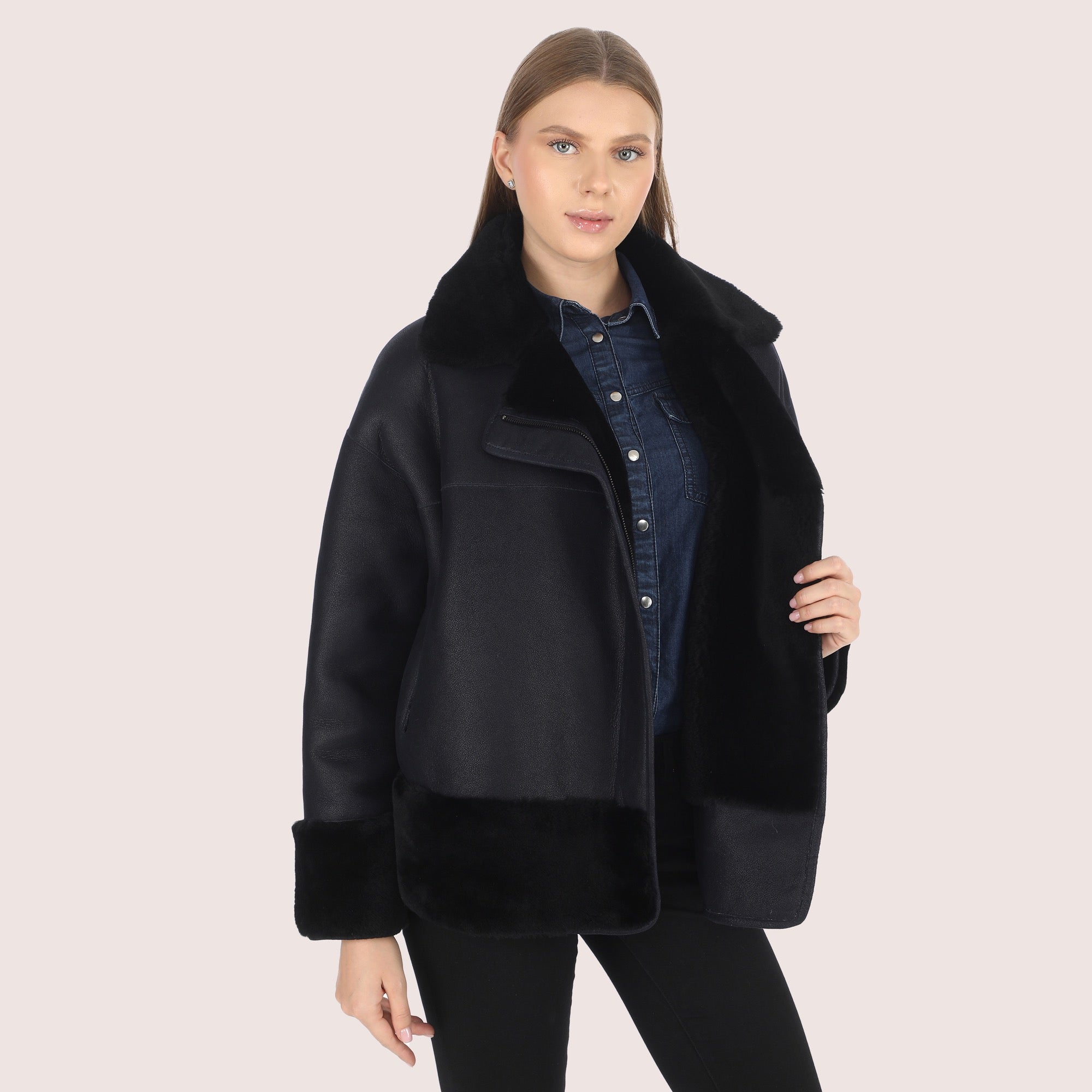 Addison Shearling Jacket-7
