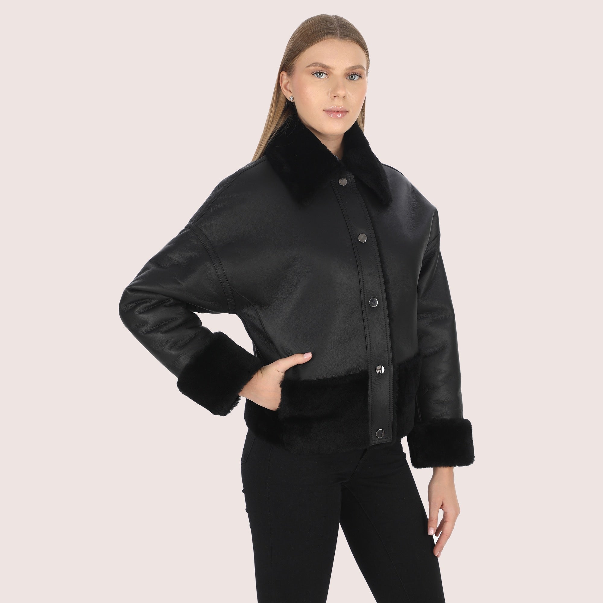 Adriana Shearling Jacket