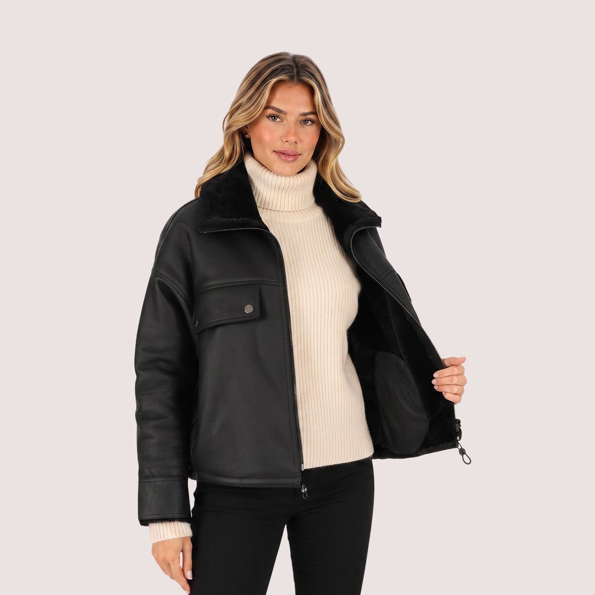 Alice Shearling Jacket-3