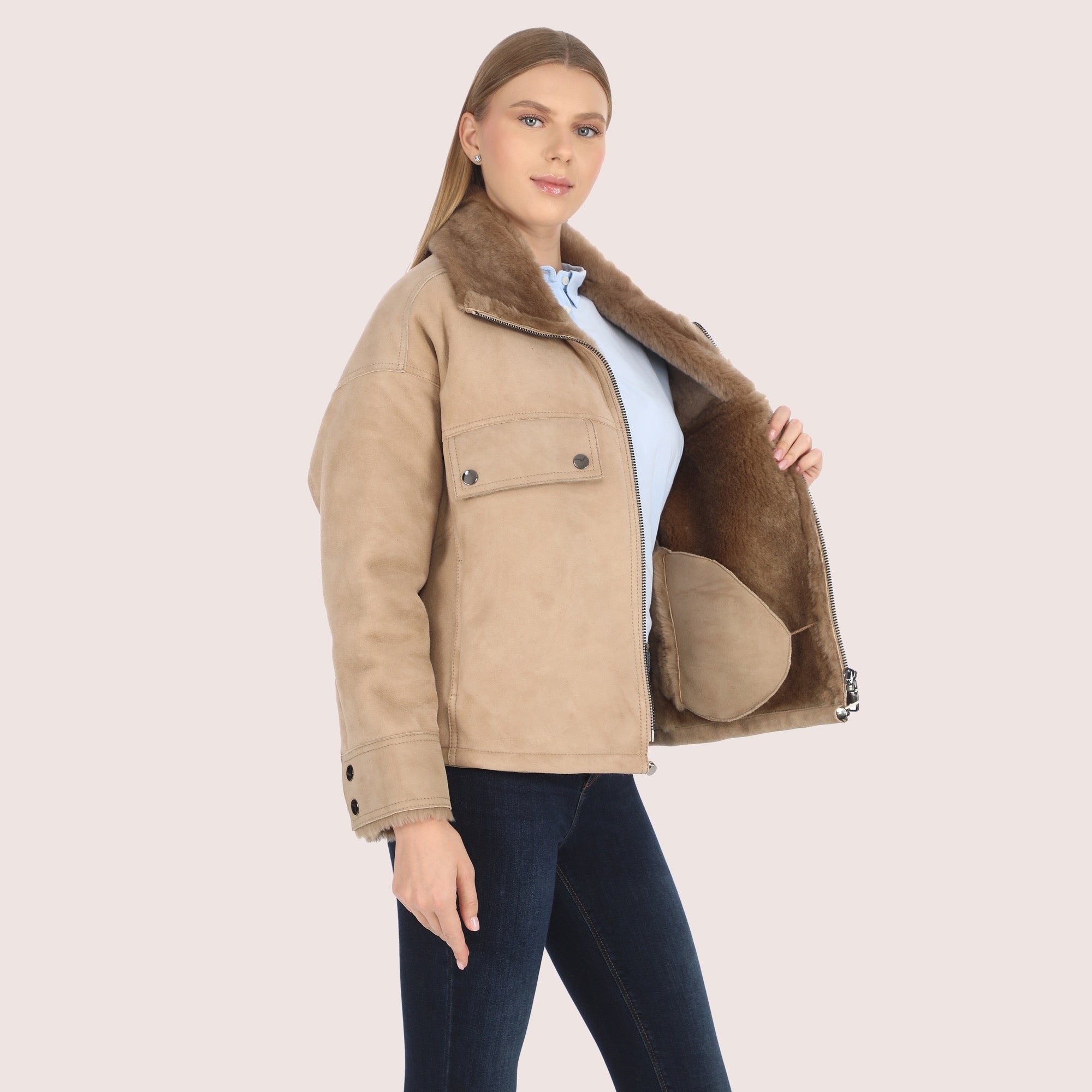 Alice Shearling Jacket-6