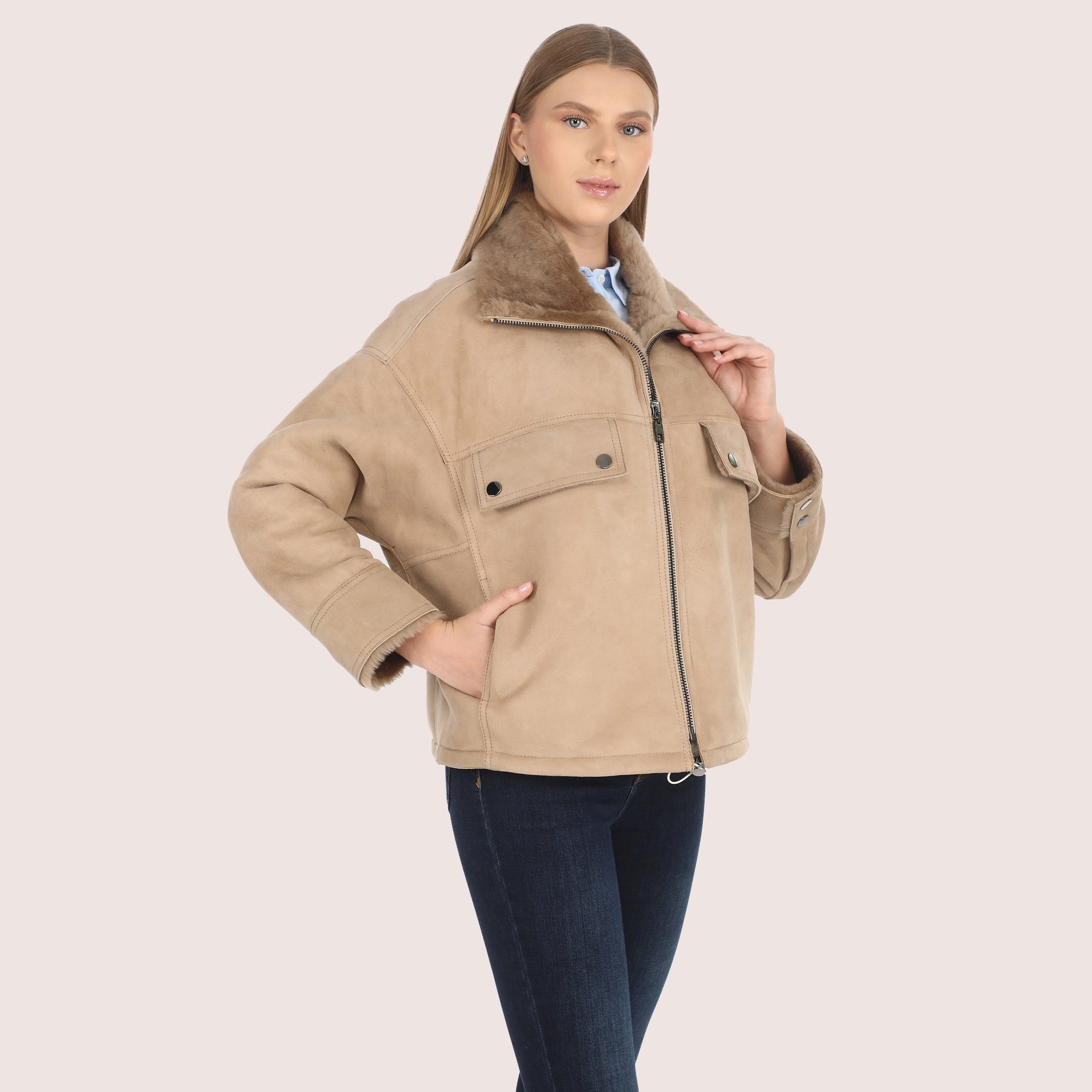 Alice Shearling Jacket-5