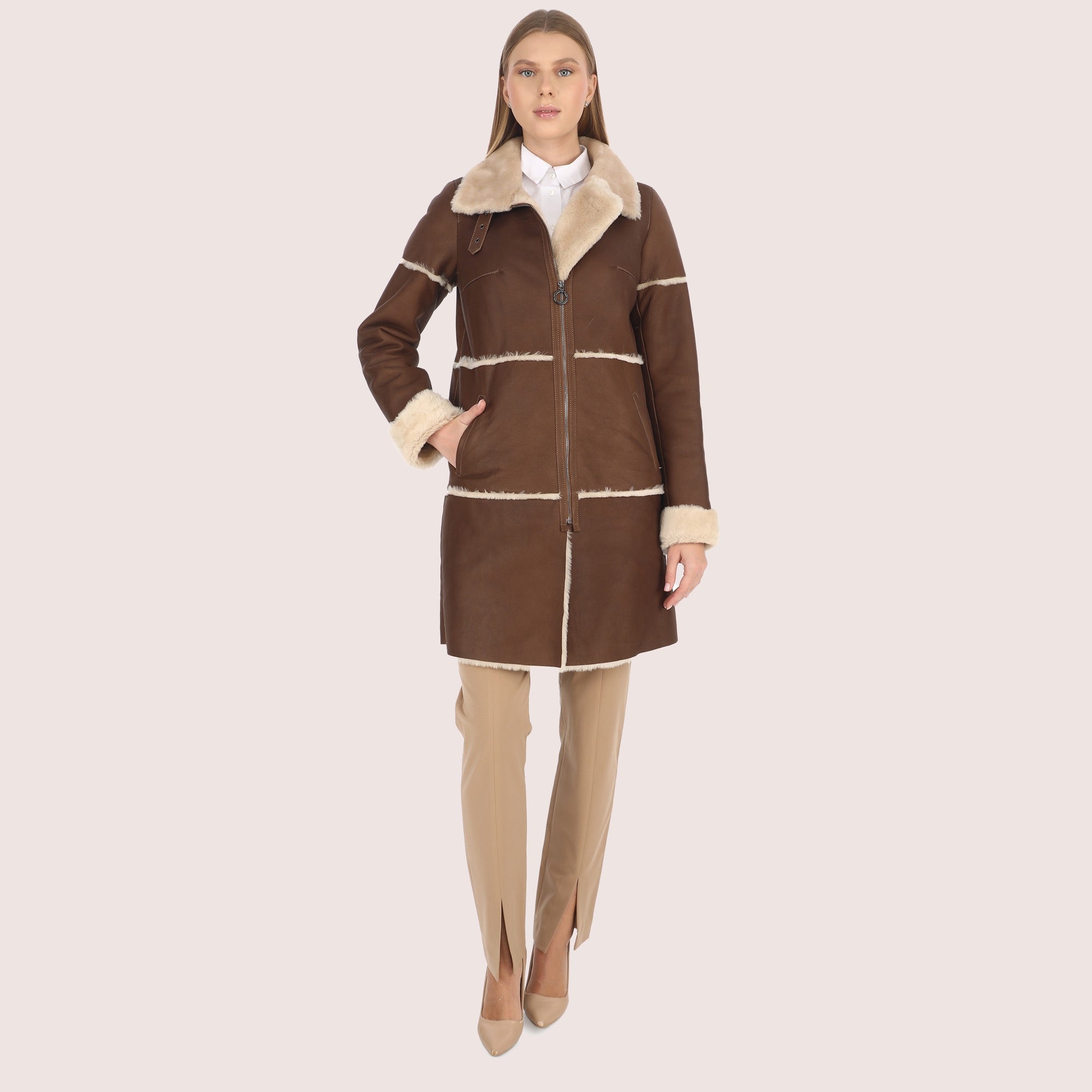 Arabella Shearling Coat-3
