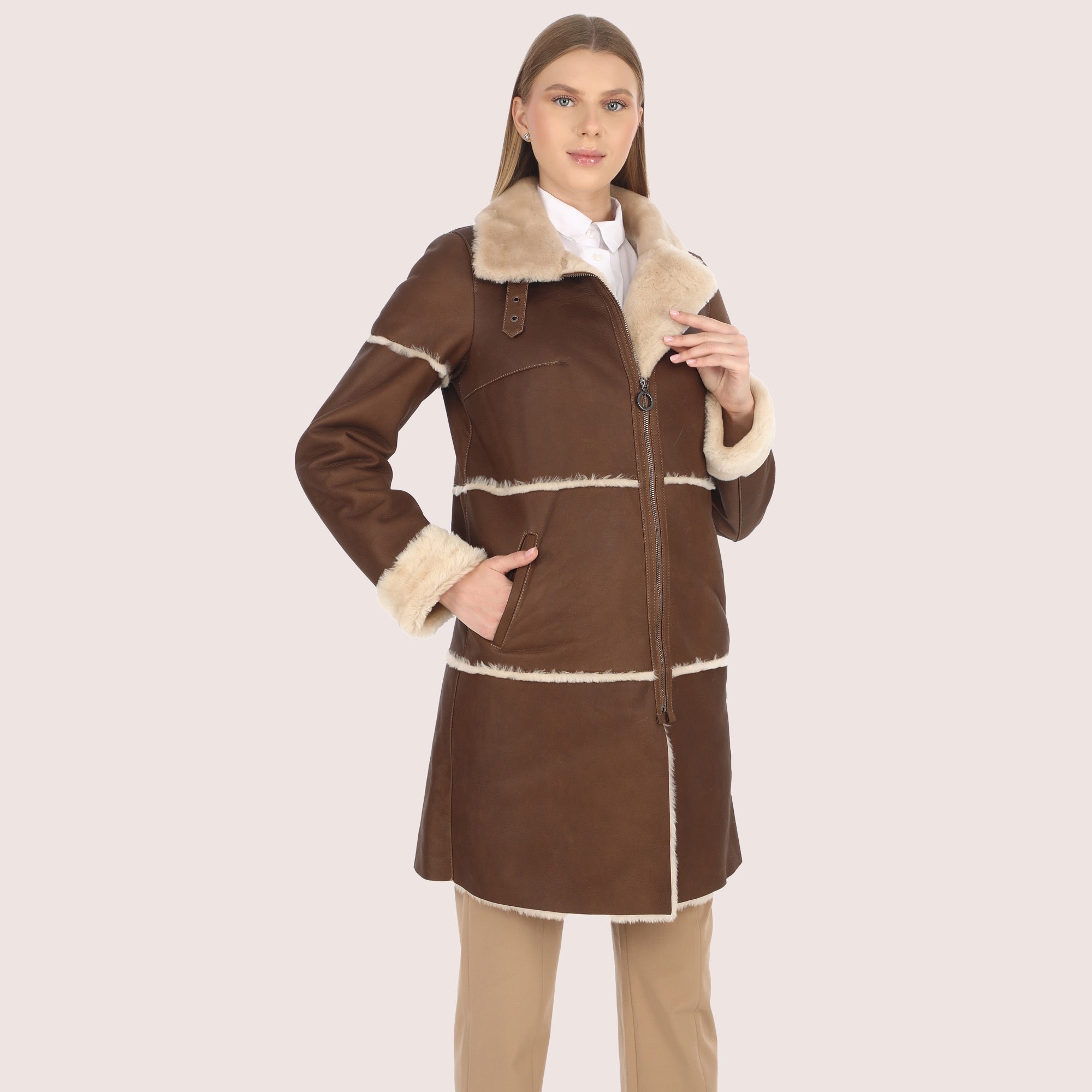 Arabella Shearling Coat-4
