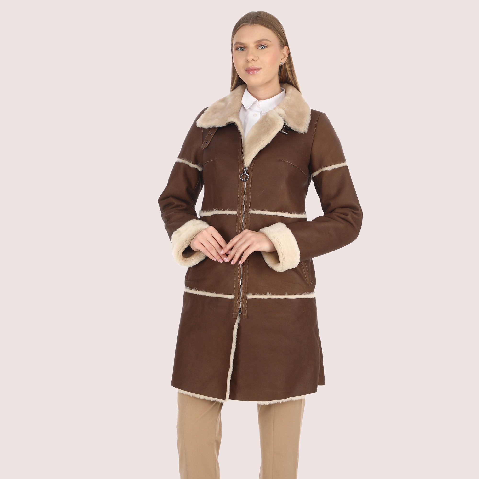Arabella Shearling Coat-5