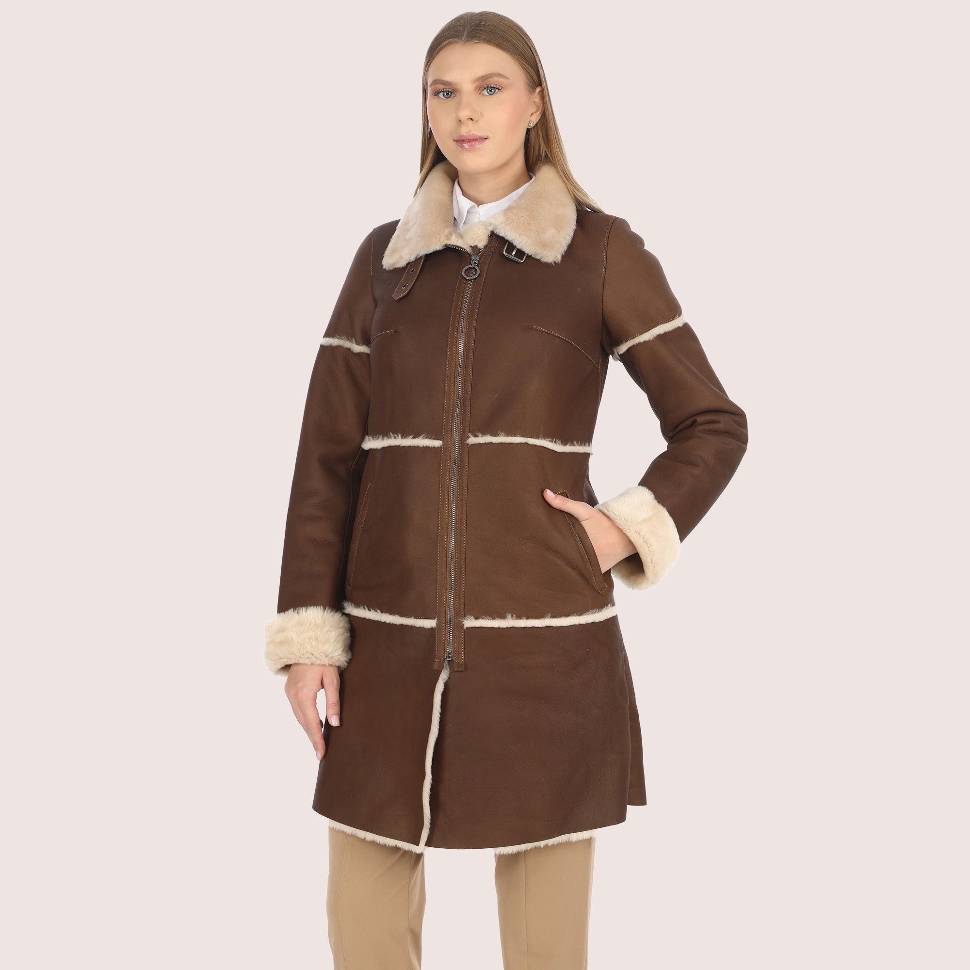 Arabella Shearling Coat-6