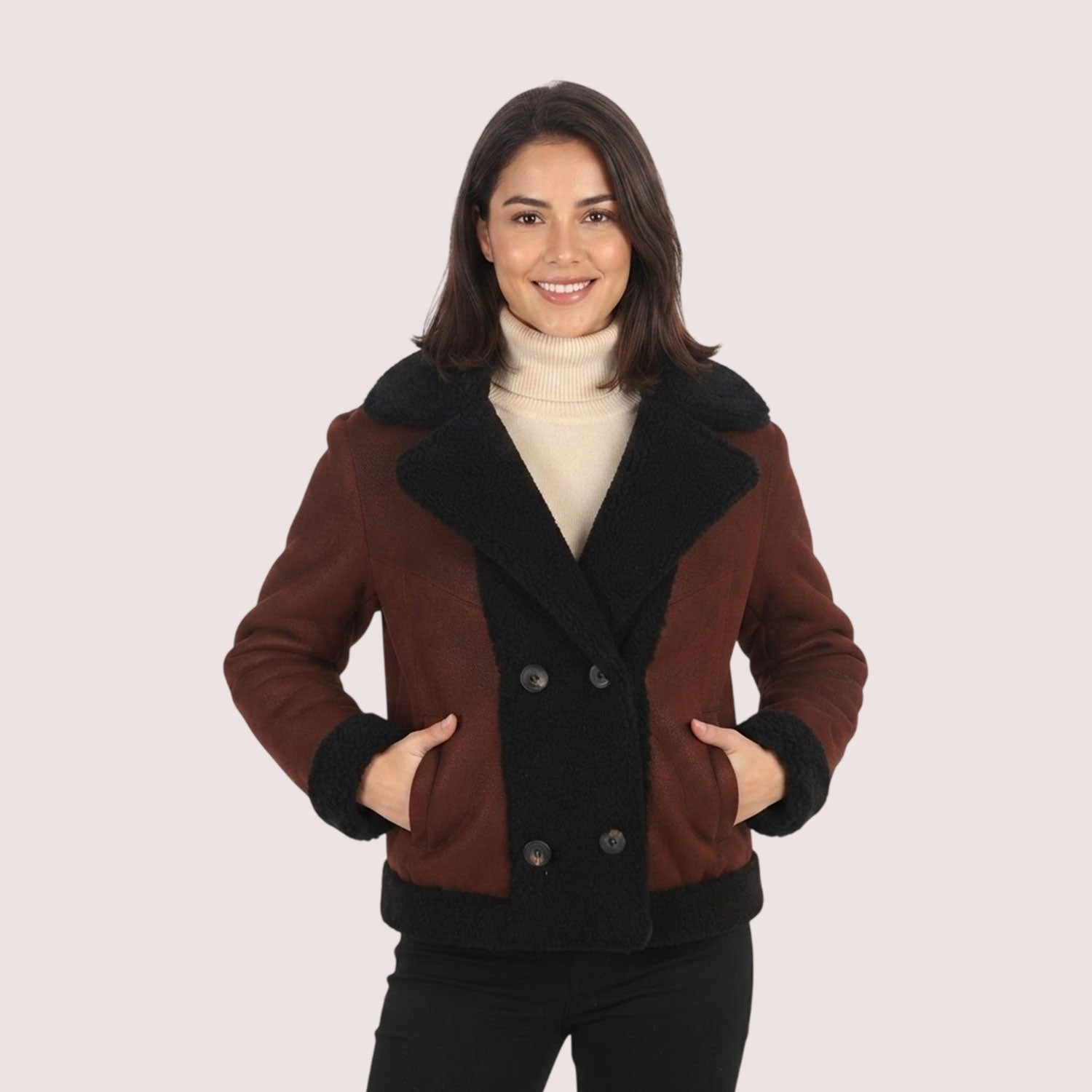 Ashley Reversible Shearling Jacket-1