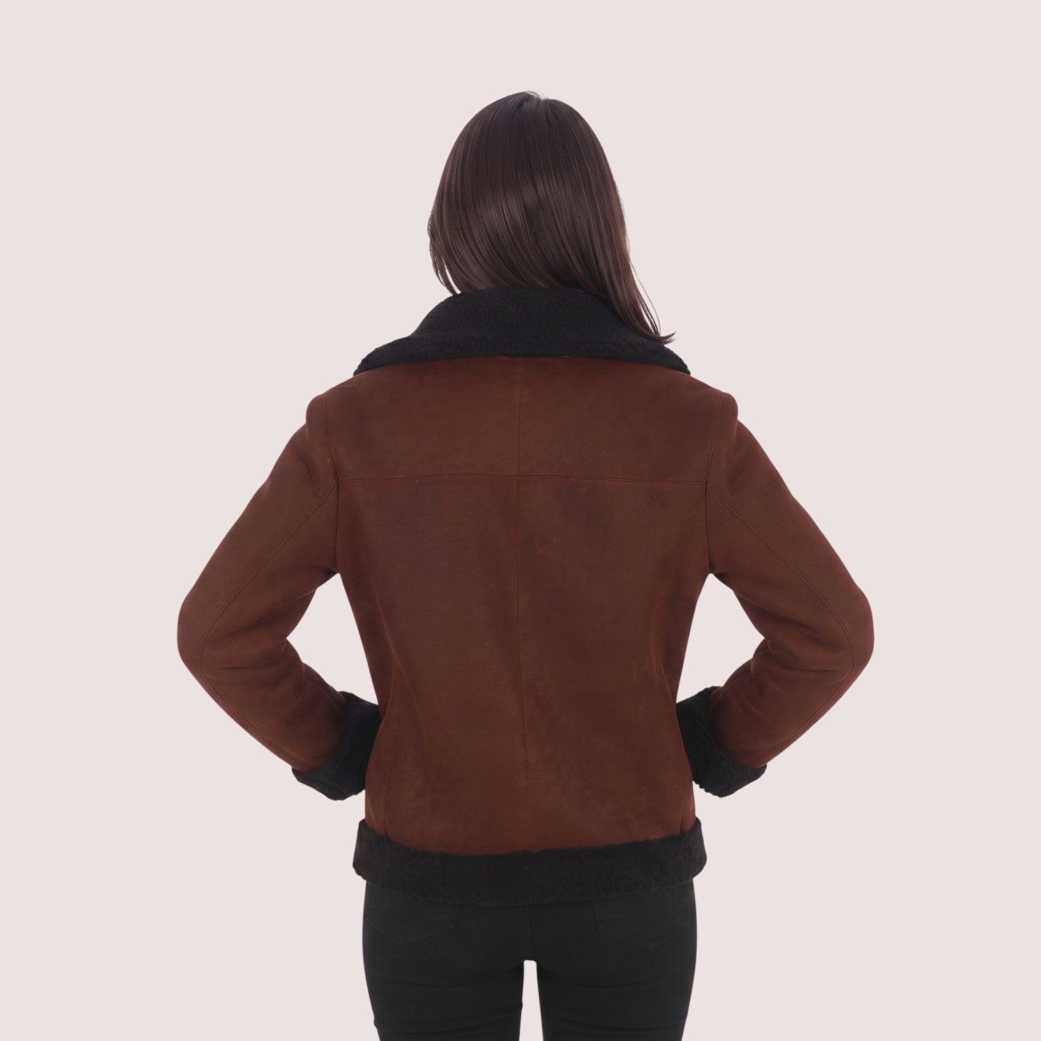 Ashley Reversible Shearling Jacket-2