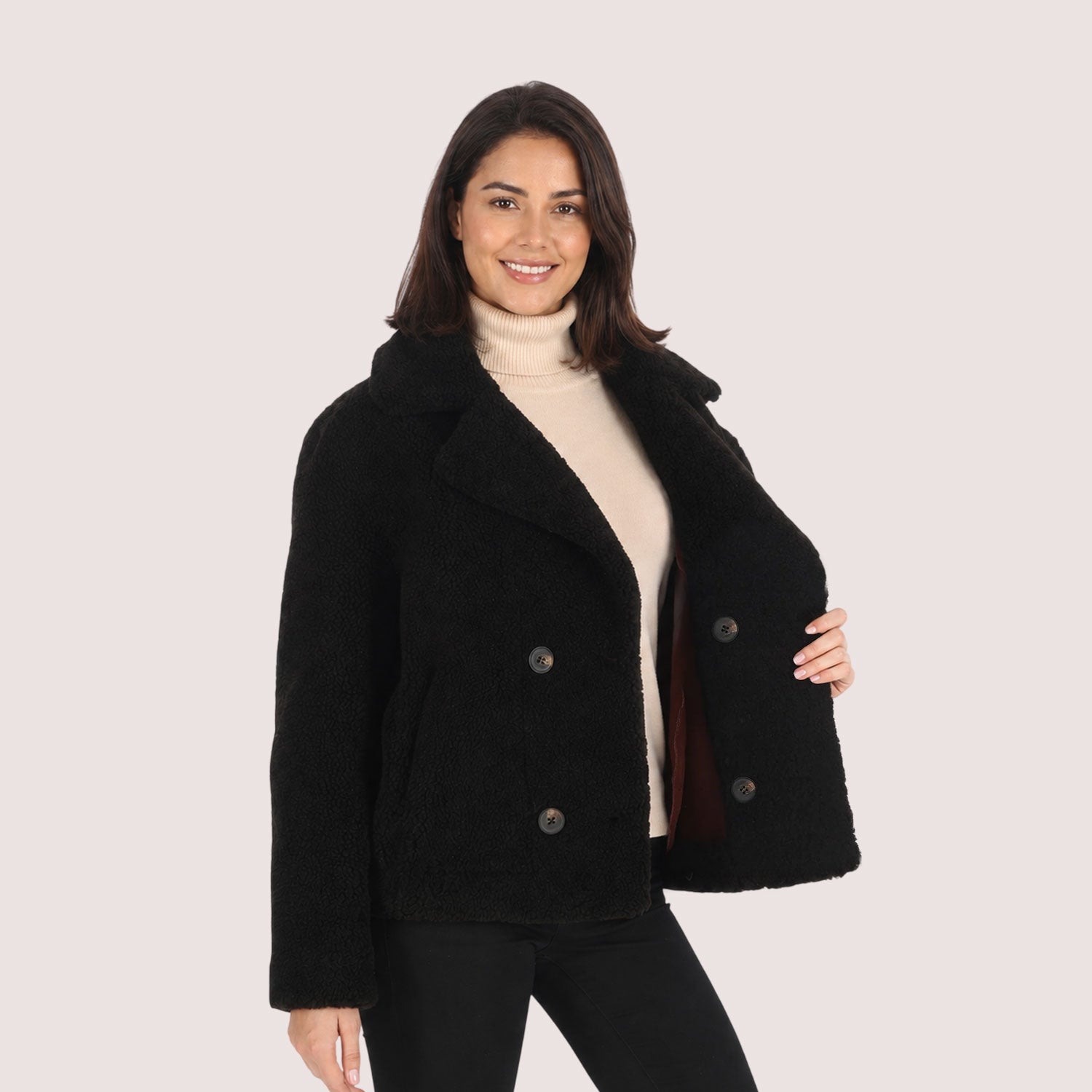 Ashley Reversible Shearling Jacket-3