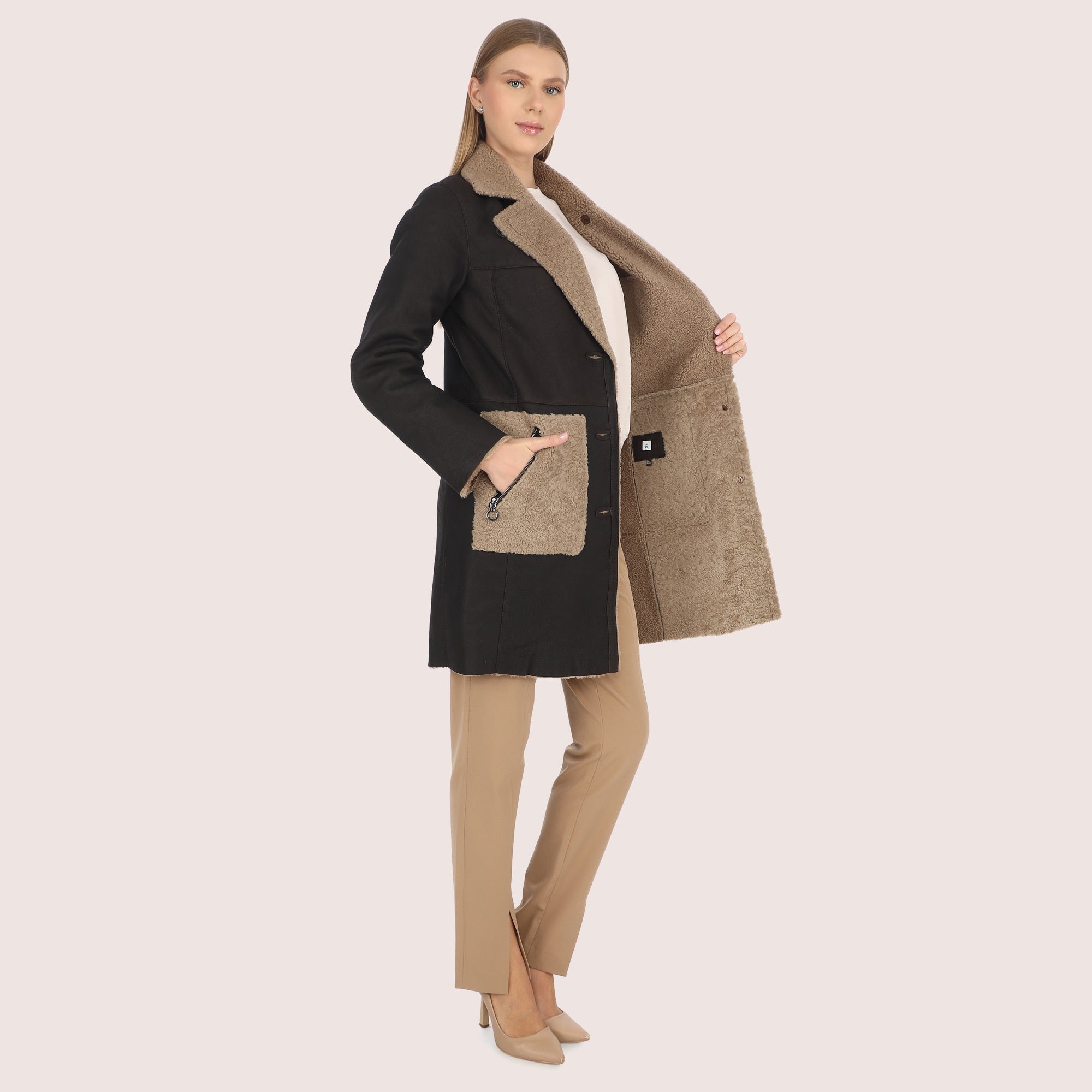 Astrid Shearling Coat-3