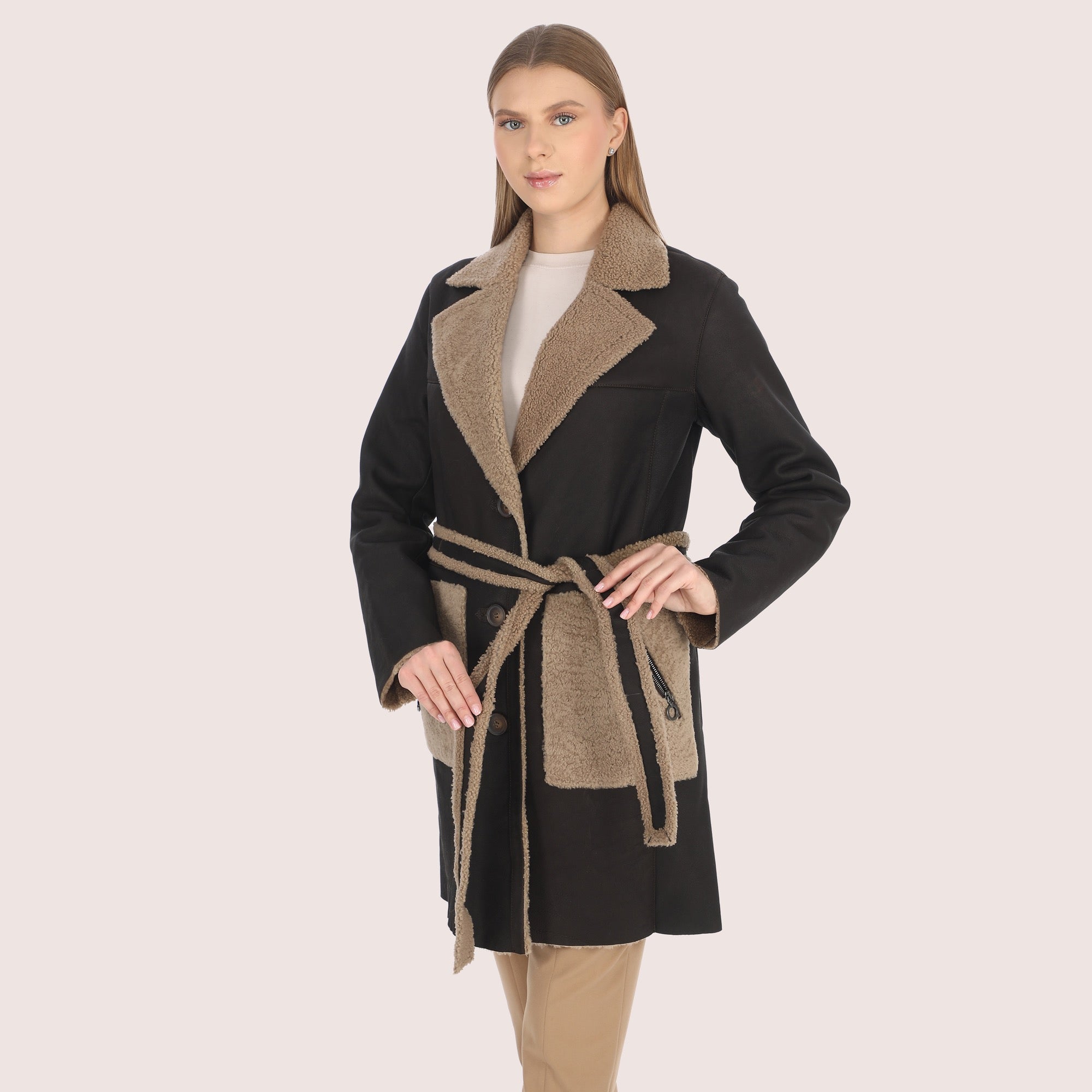 Astrid Shearling Coat-4