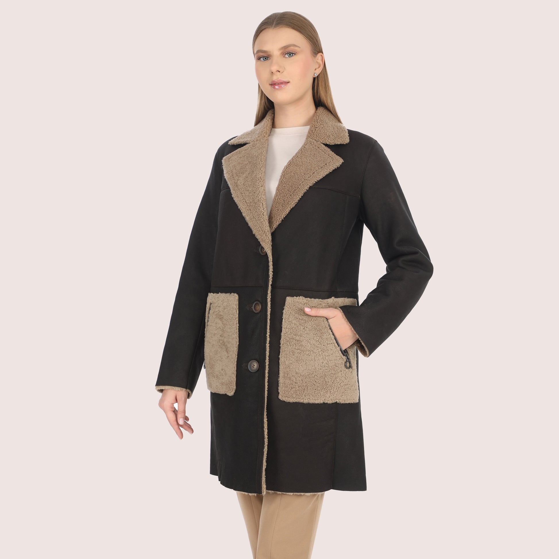 Astrid Shearling Coat