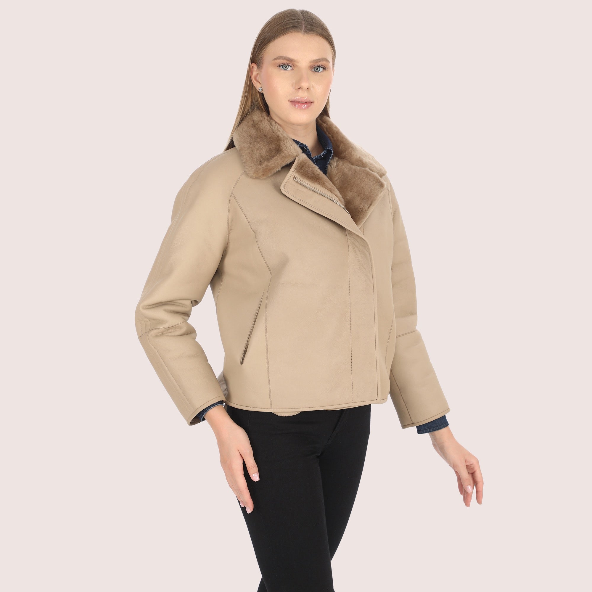 Bridget Shearling Jacket-4