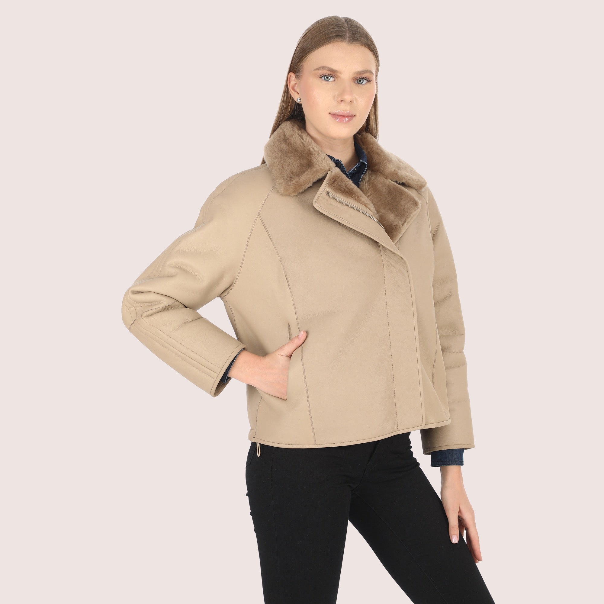 Bridget Shearling Jacket-6