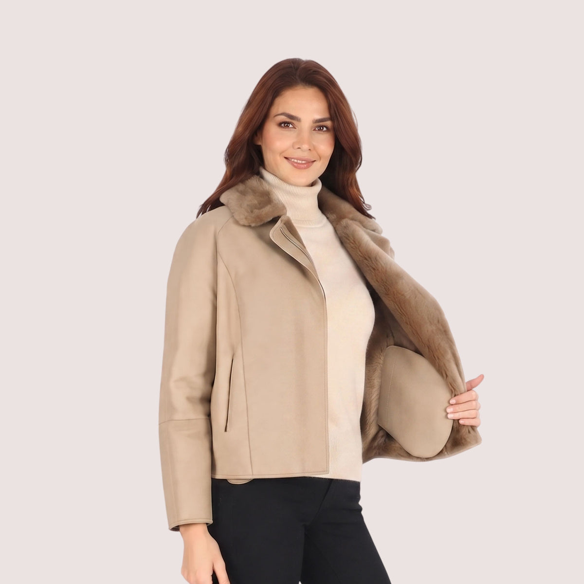 Bridget Shearling Jacket-3