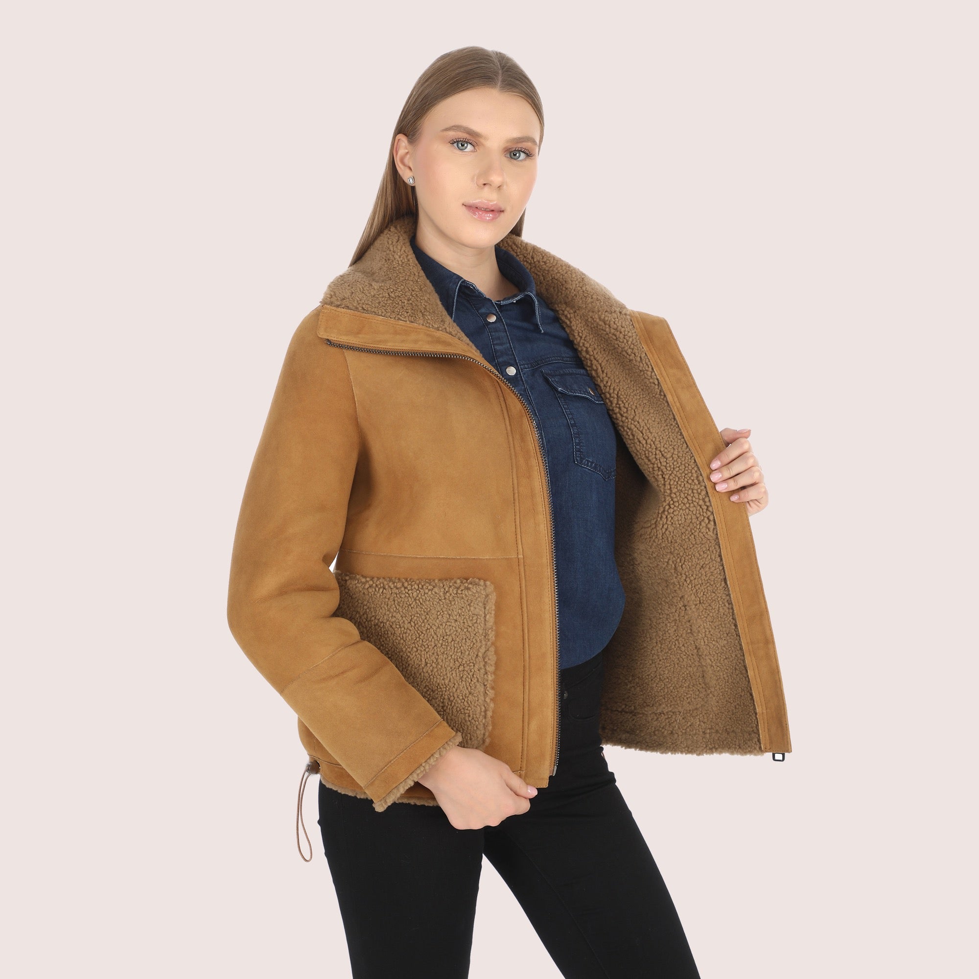 Camilla Shearling Jacket-8