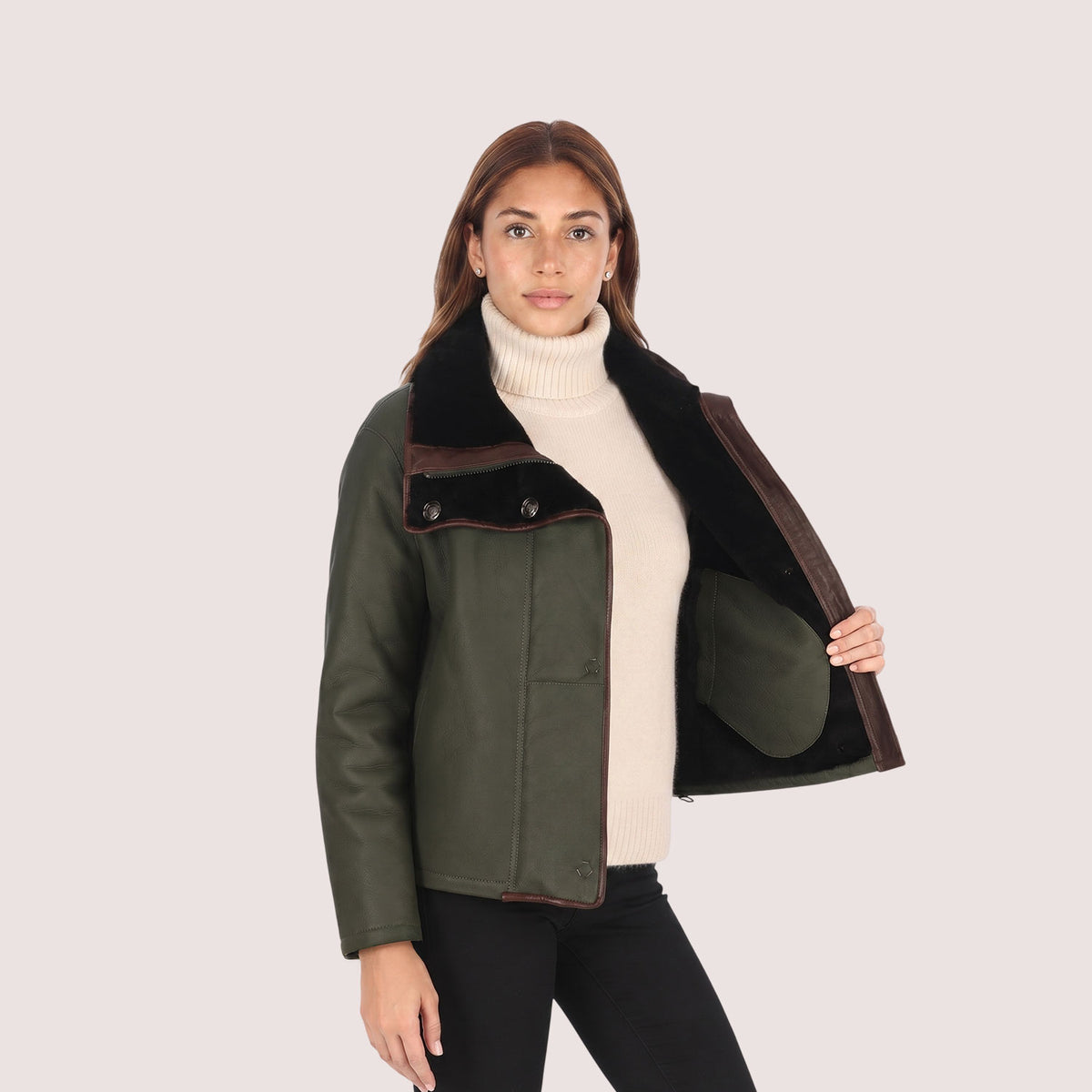 Carmen Shearling Jacket-3