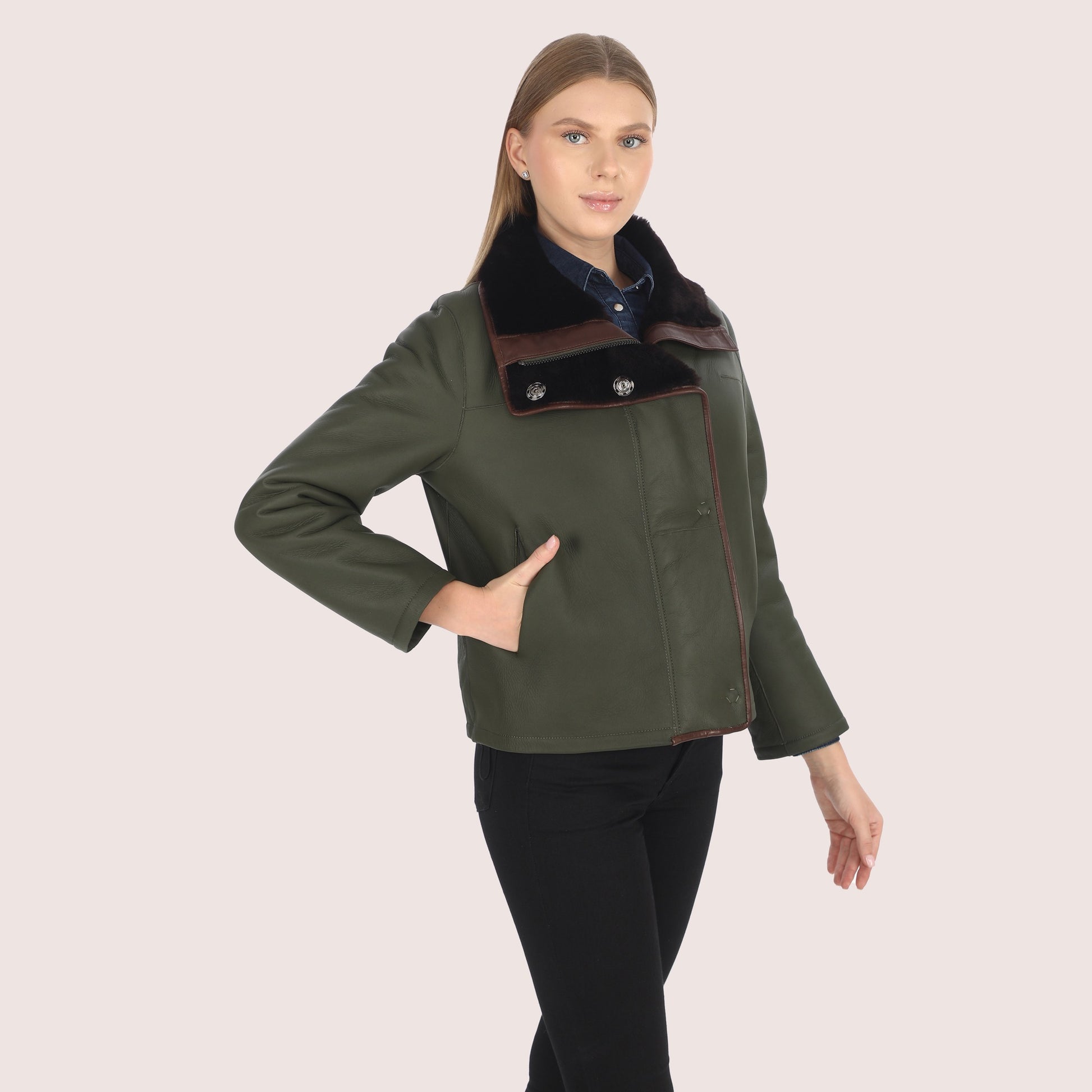 Carmen Shearling Jacket