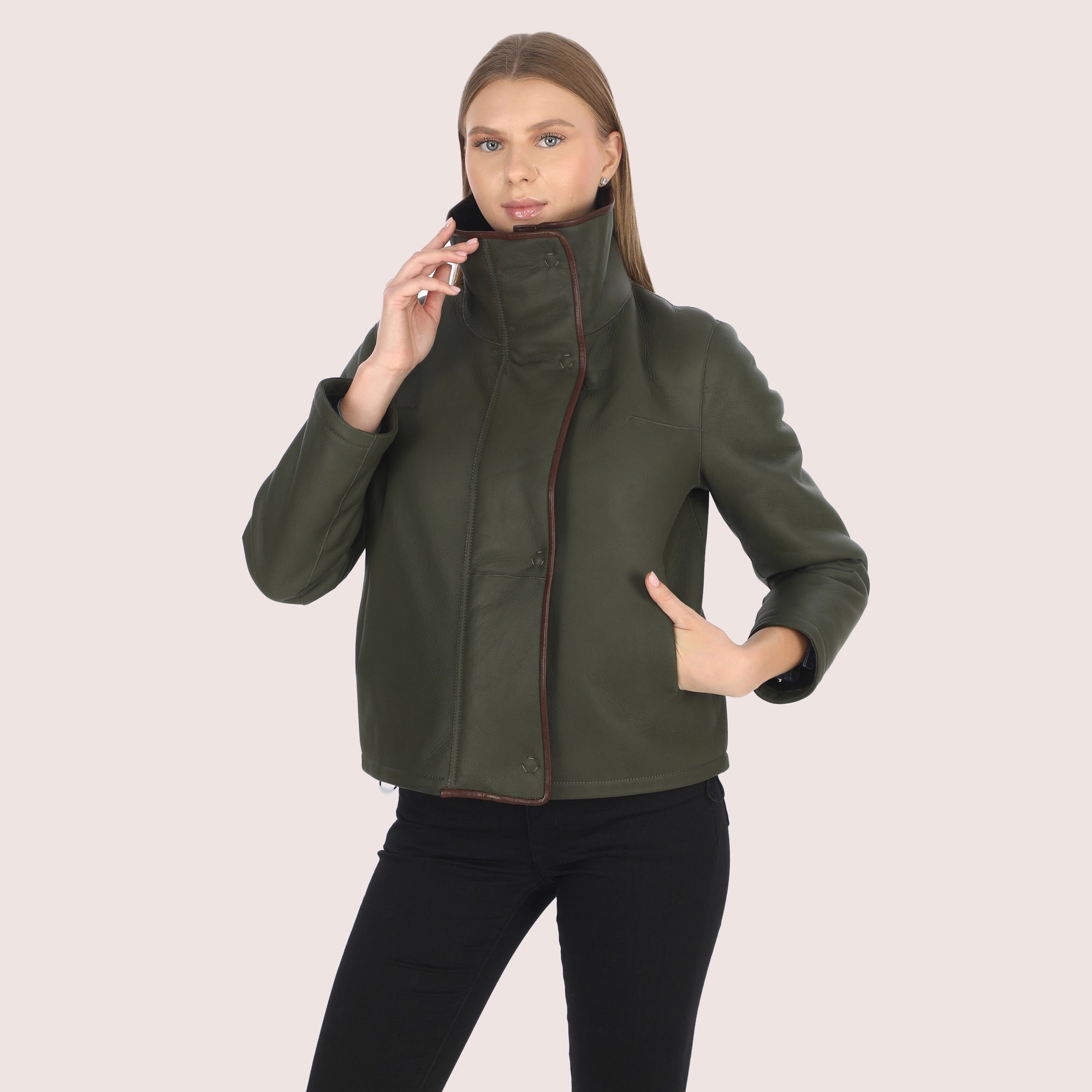Carmen Shearling Jacket-5
