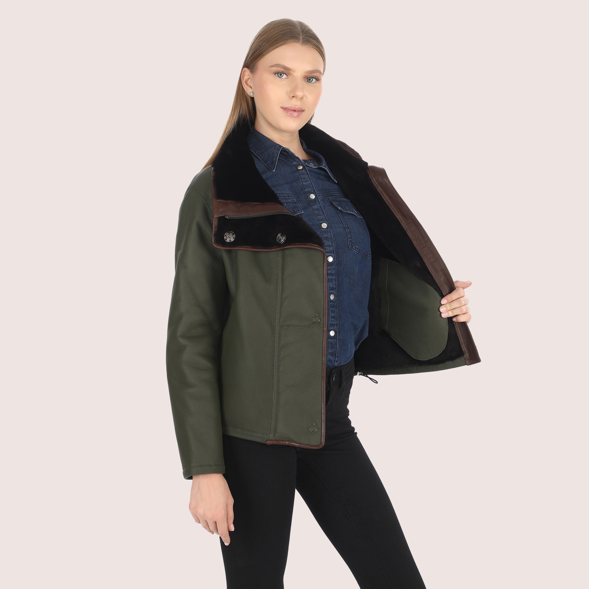 Carmen Shearling Jacket-7